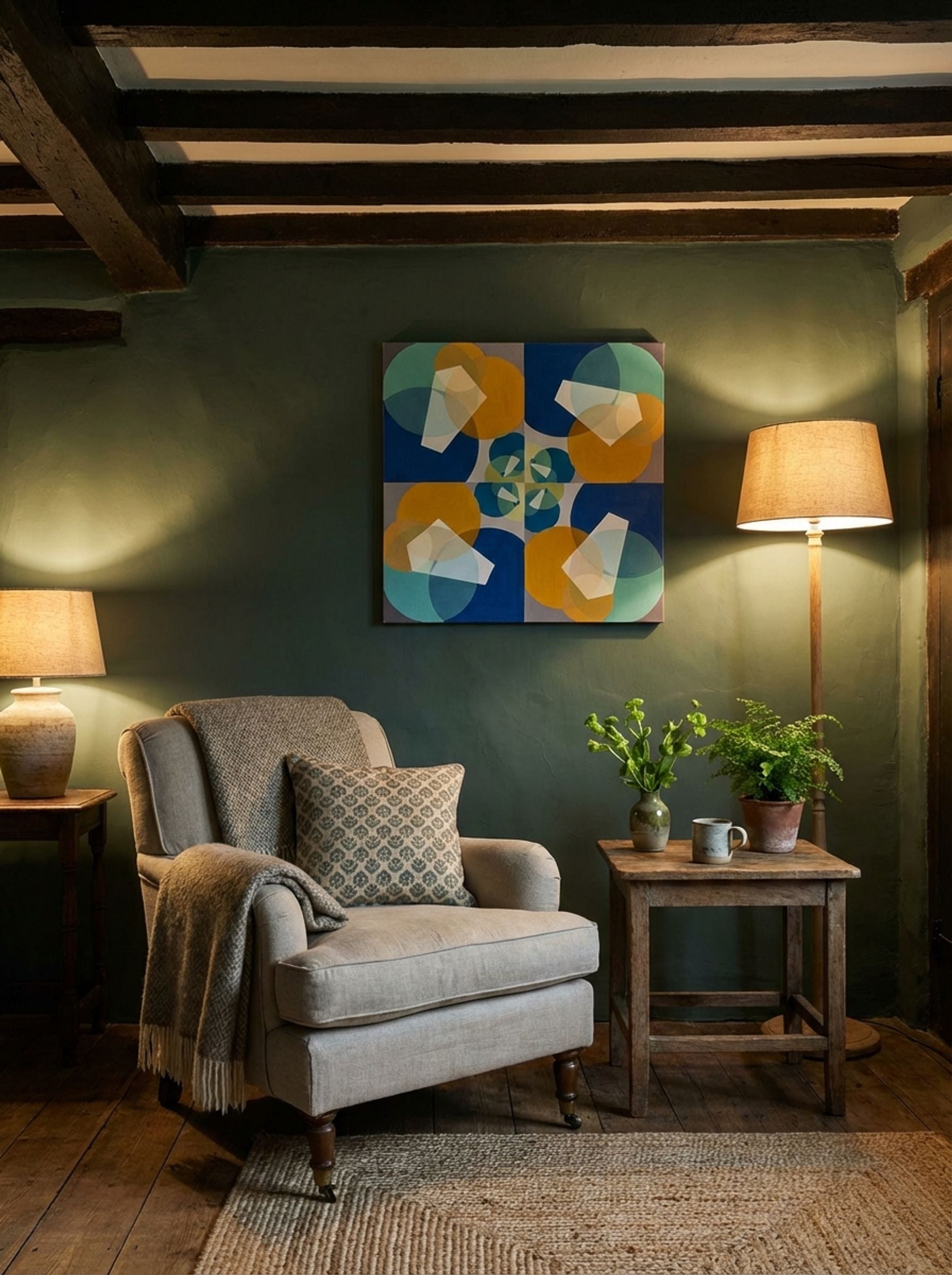 Green Squares - Joseph Schillinger - Lifestyle