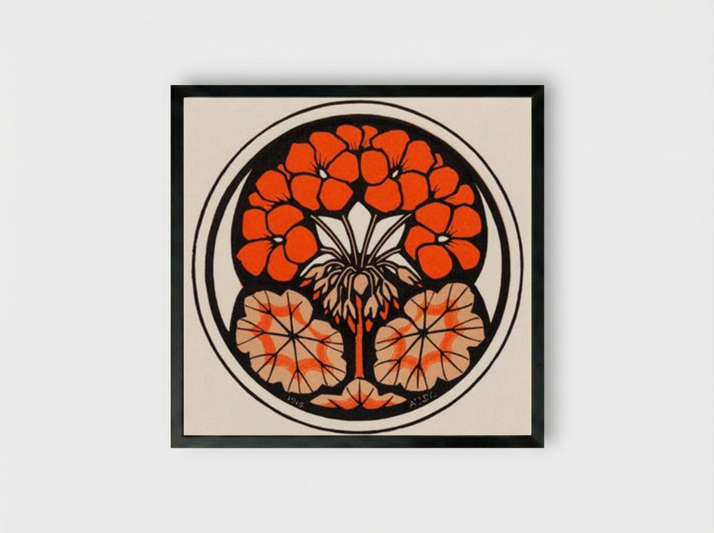 East Indian Cherry - Julie de Graag - Framed Print Black