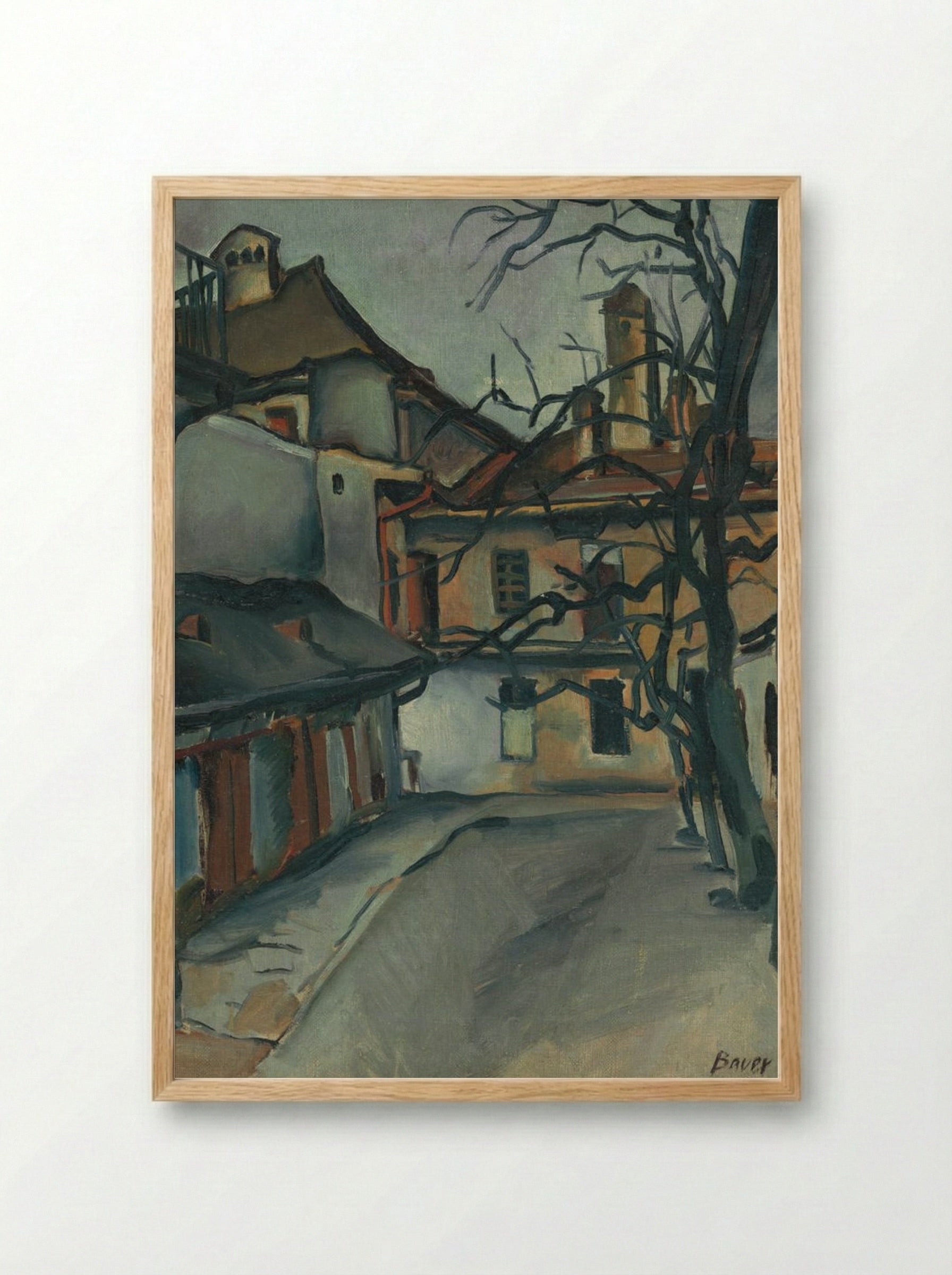 From Old Kosice - Konstantin Bauer - Framed Print Wood