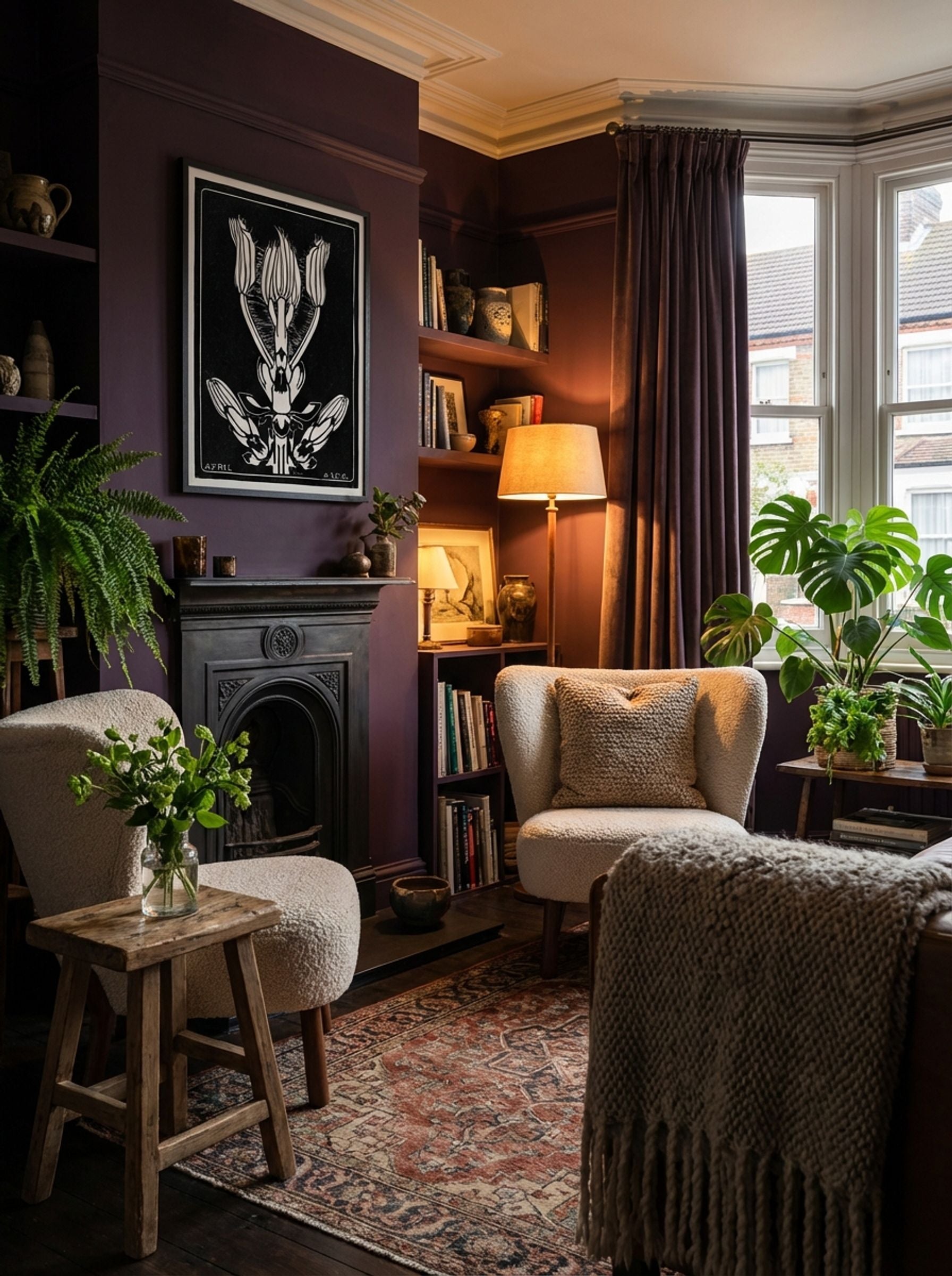 April (Floral Woodcut) - Julie de Graag - Lifestyle