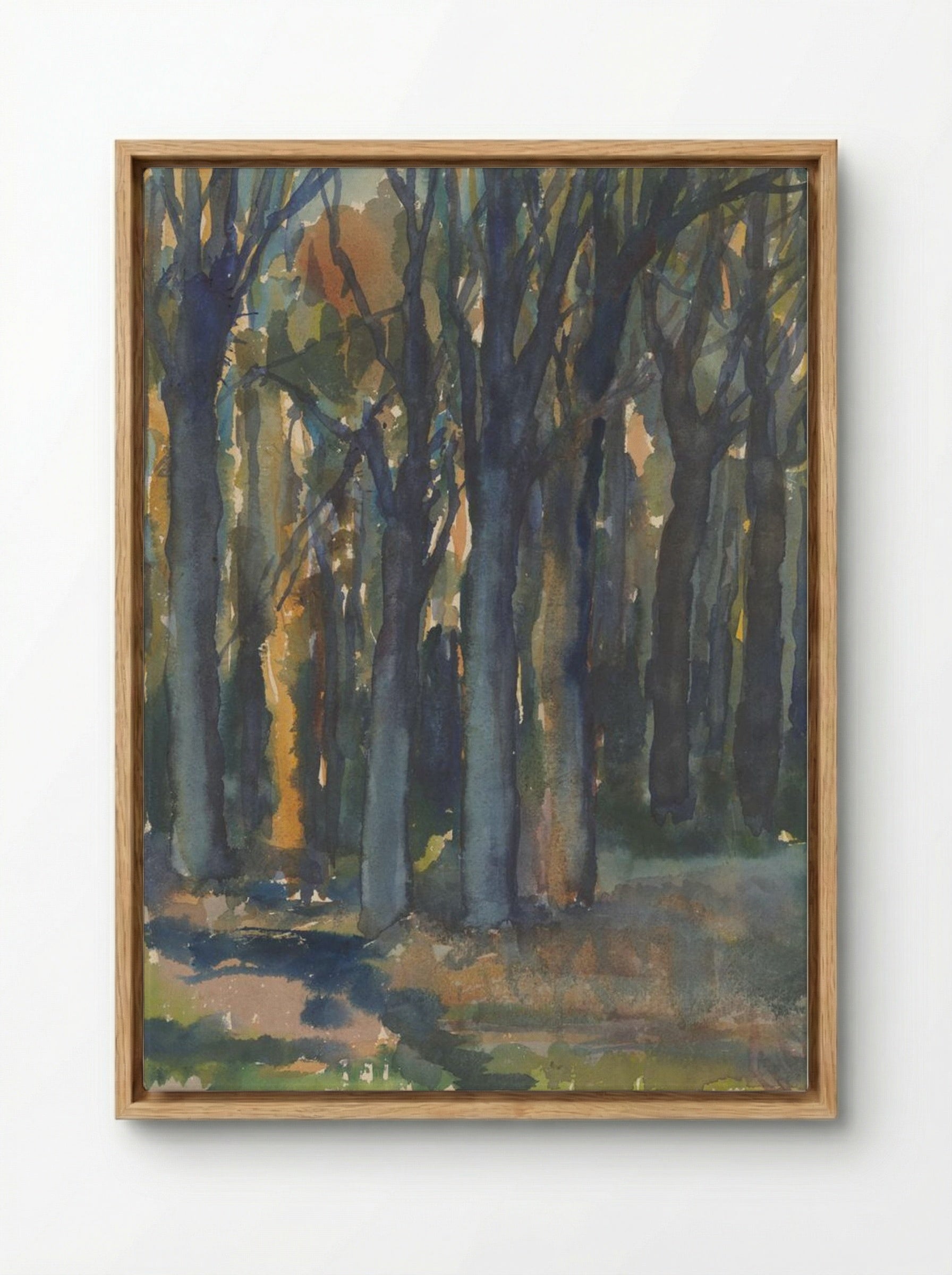 Forest - Zolo Palugyay - Framed Canvas Wood