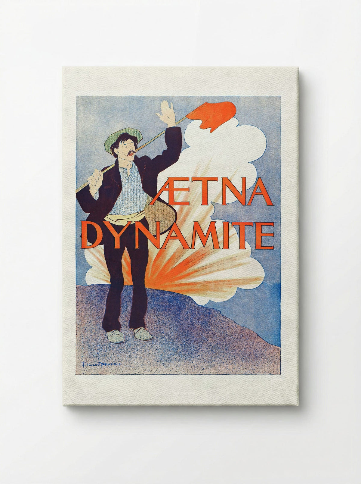 Aetna Dynamite - Edward Penfield - Canvas
