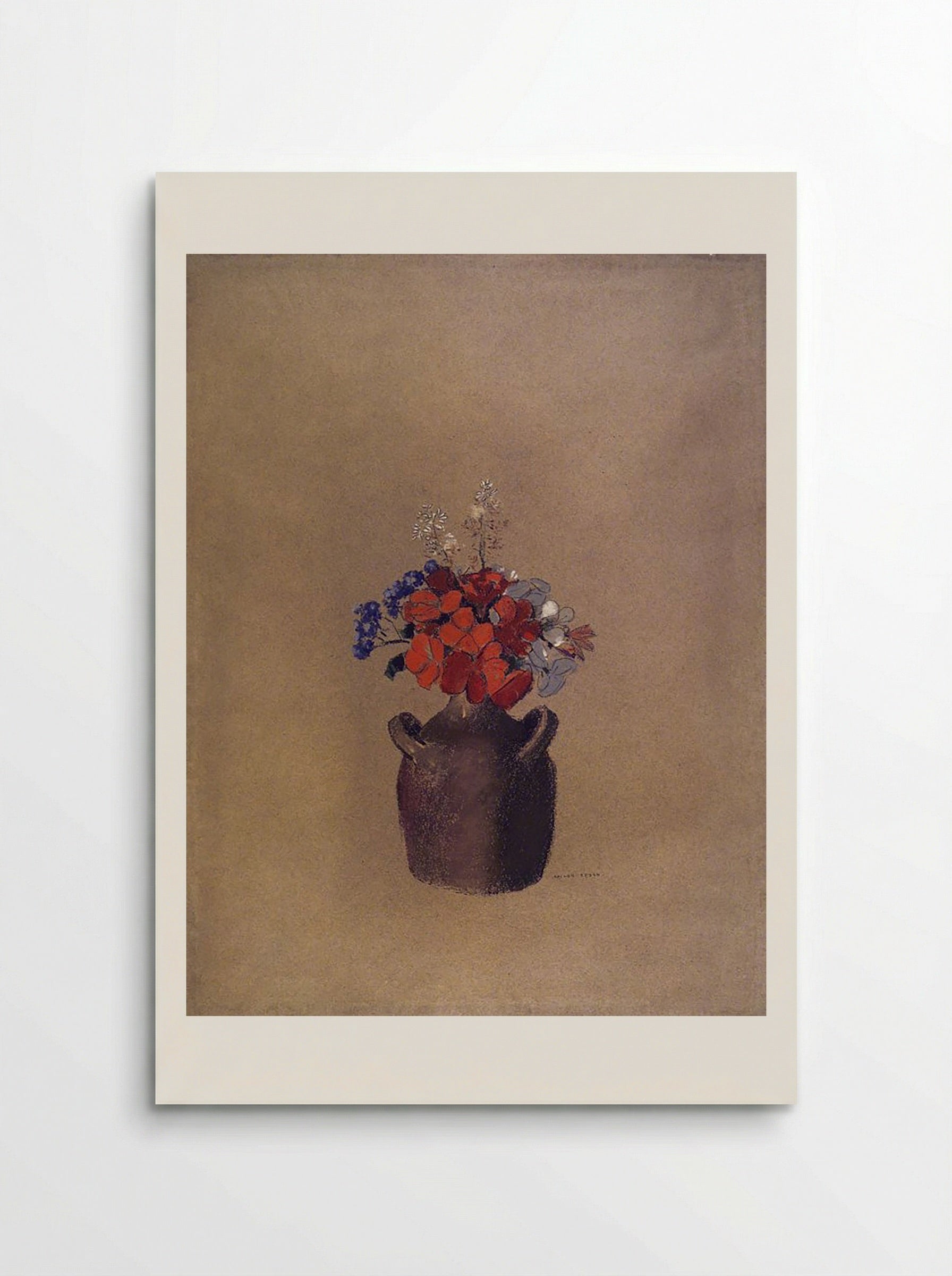 Flowers in a Vase - Odilon Redon - Poster