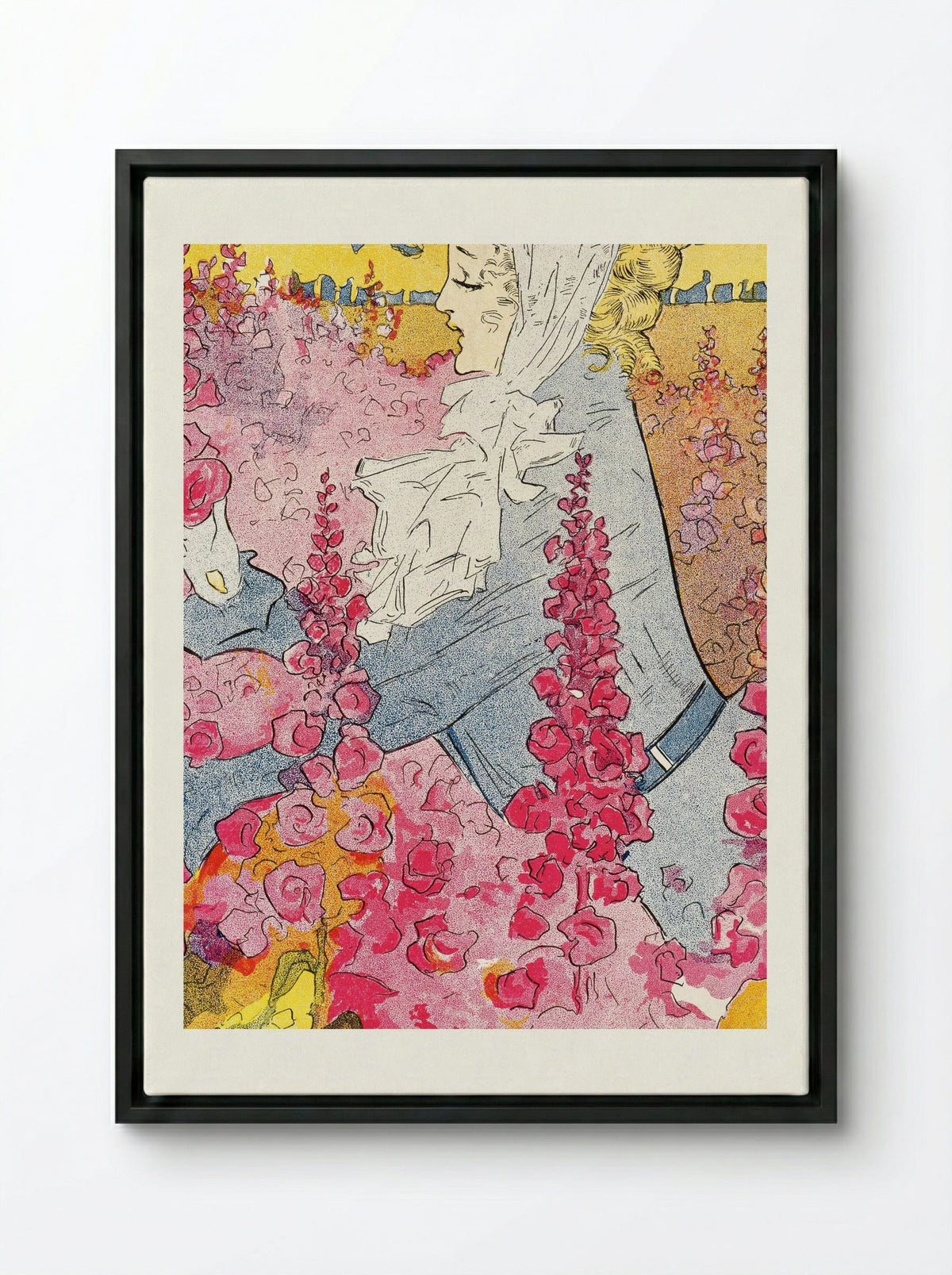Summer - Penrhyn Stanlaws - Framed Canvas Black