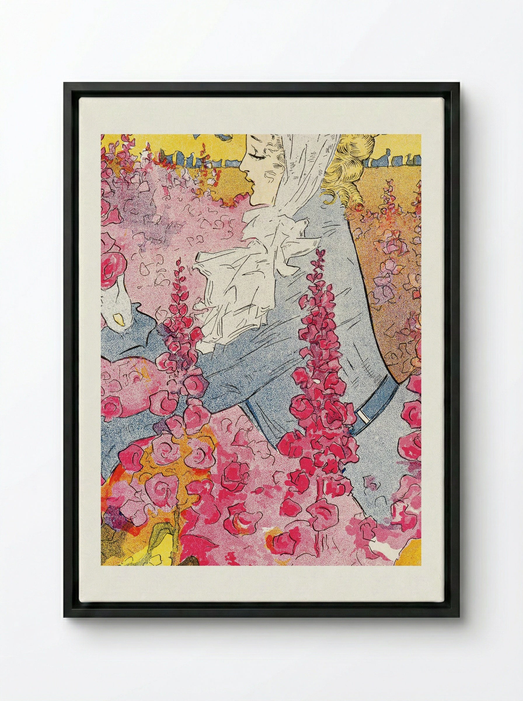 Summer - Penrhyn Stanlaws - Framed Canvas Black