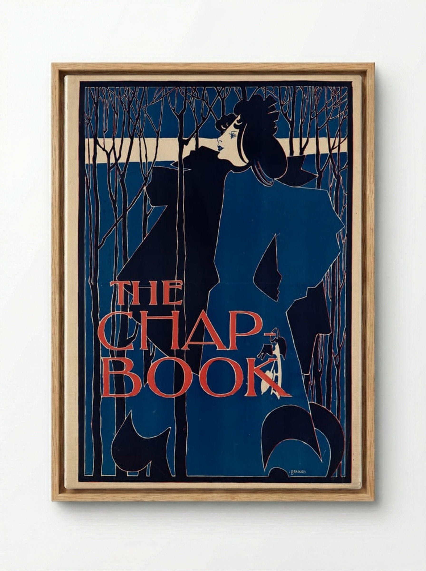 The Chap-Book - Will H. Bradley - Framed Canvas Wood
