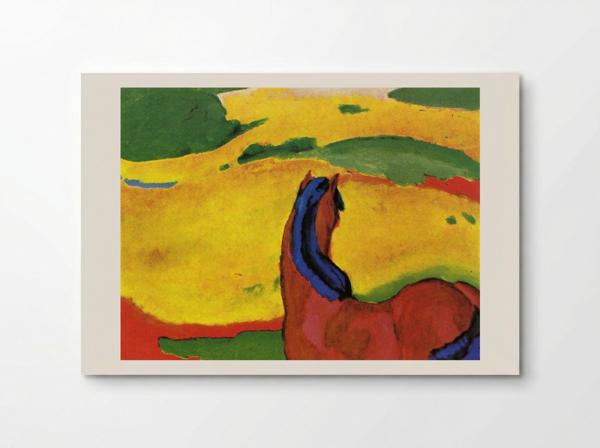 Horse in a Landscape - Franz Marc - Poster