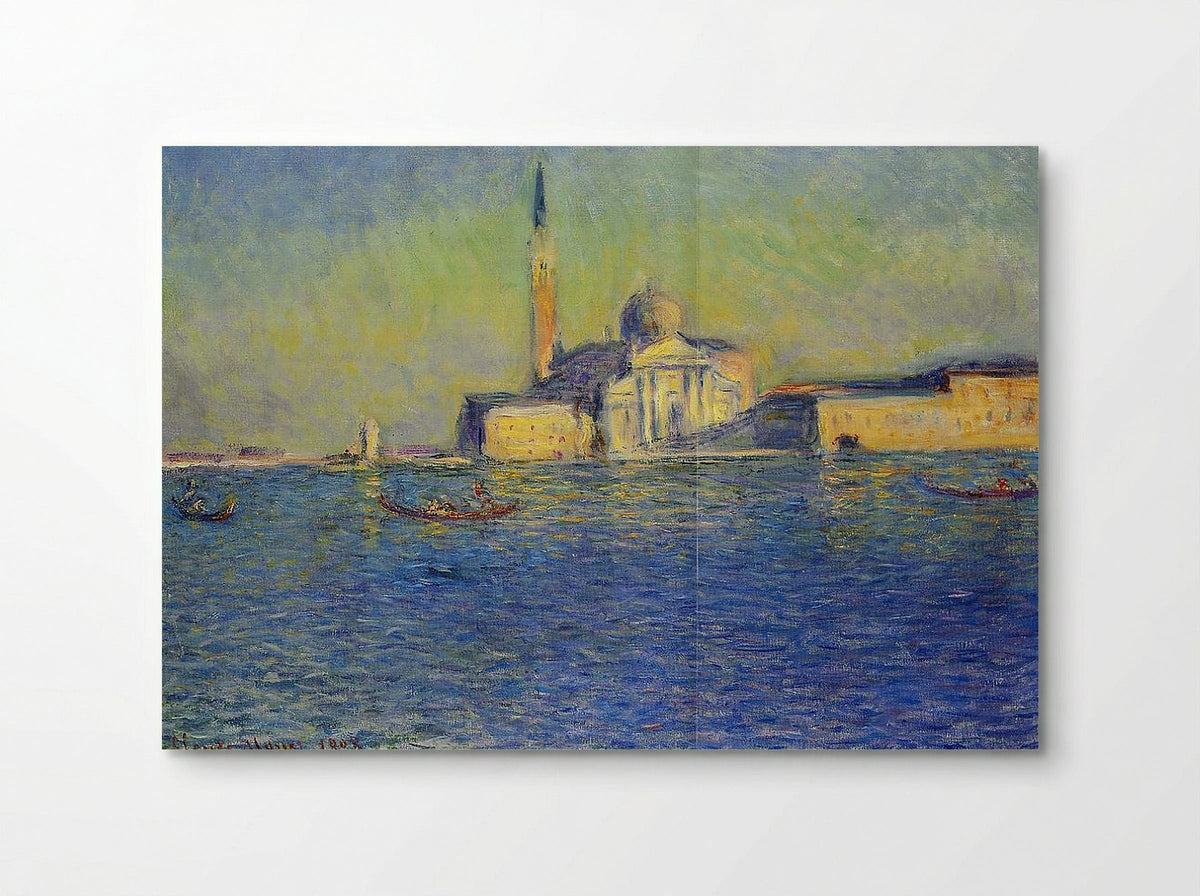 San Giorgio Maggiore at Dusk - Claude Monet - Poster