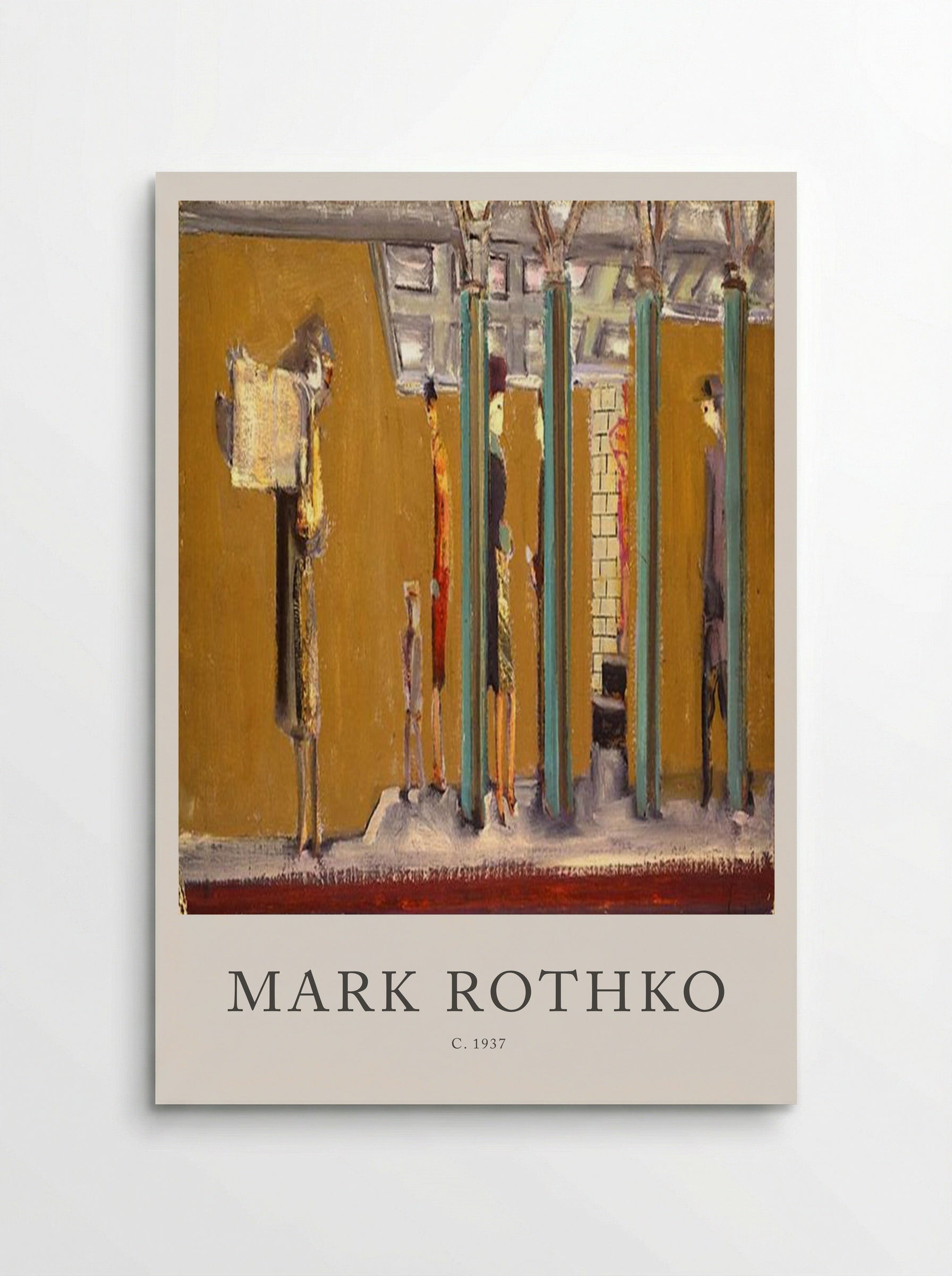 Untitled (Subway Scene) - Mark Rothko - Poster
