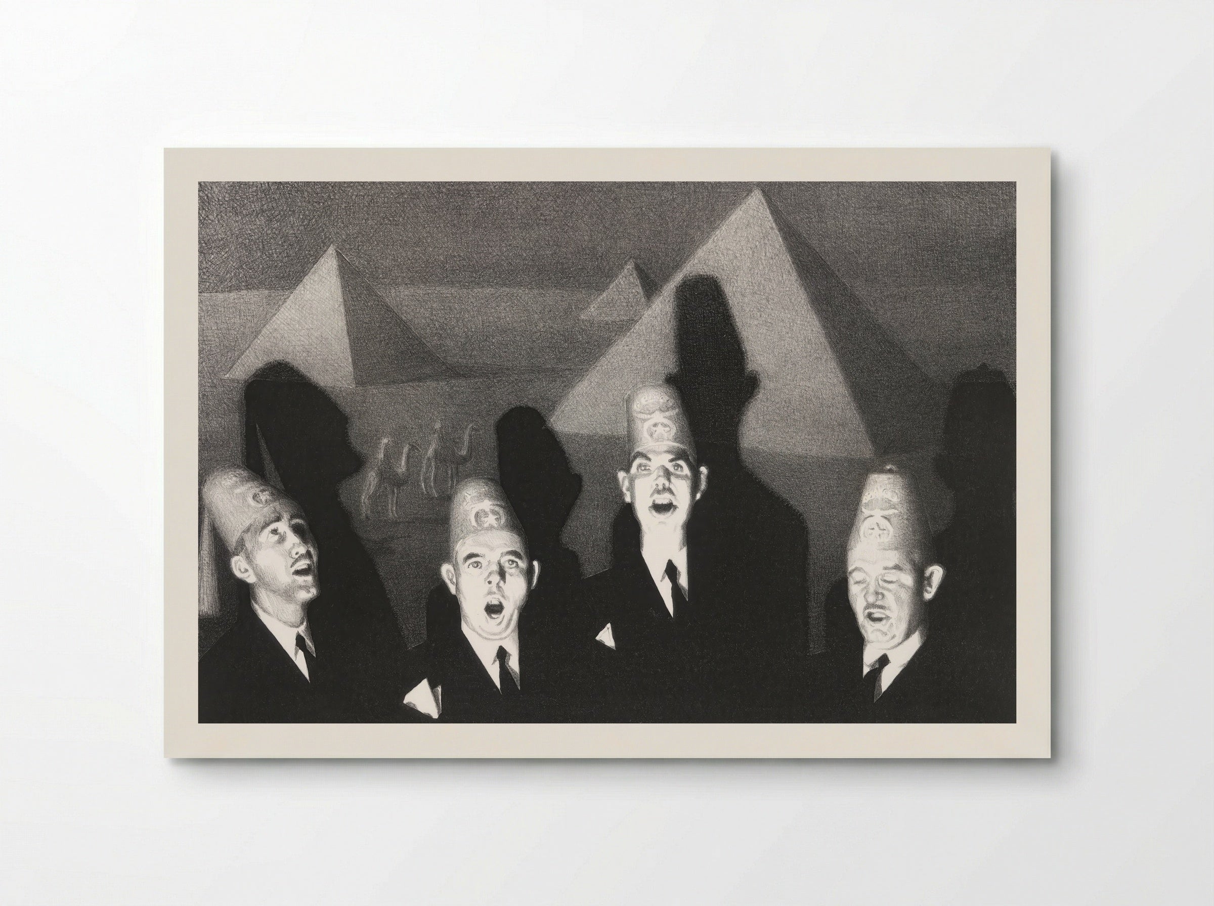Shriner's Quartet - Grant Wood - Poster