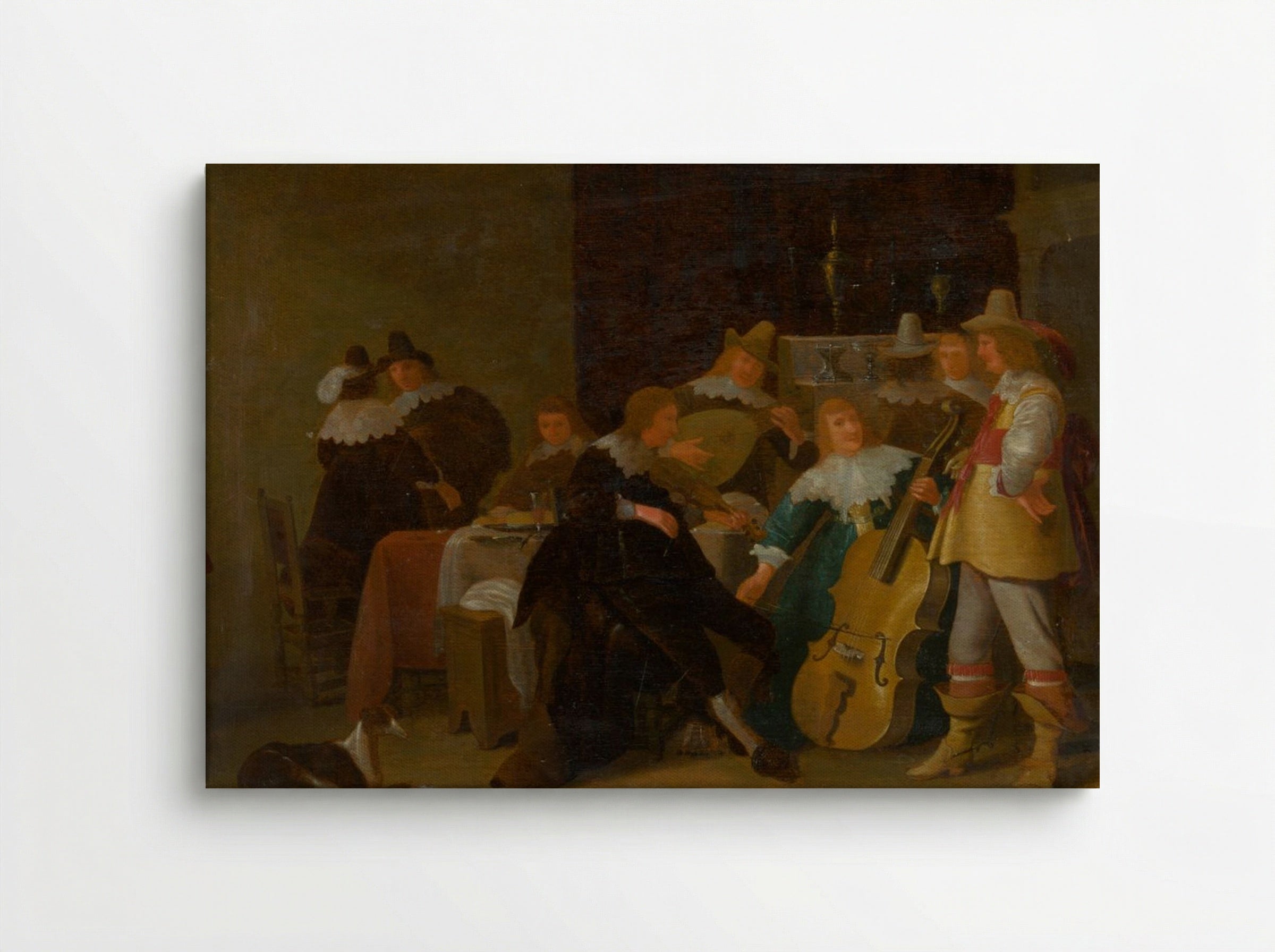 The Home Concert - Cornelis Saftleven - Canvas