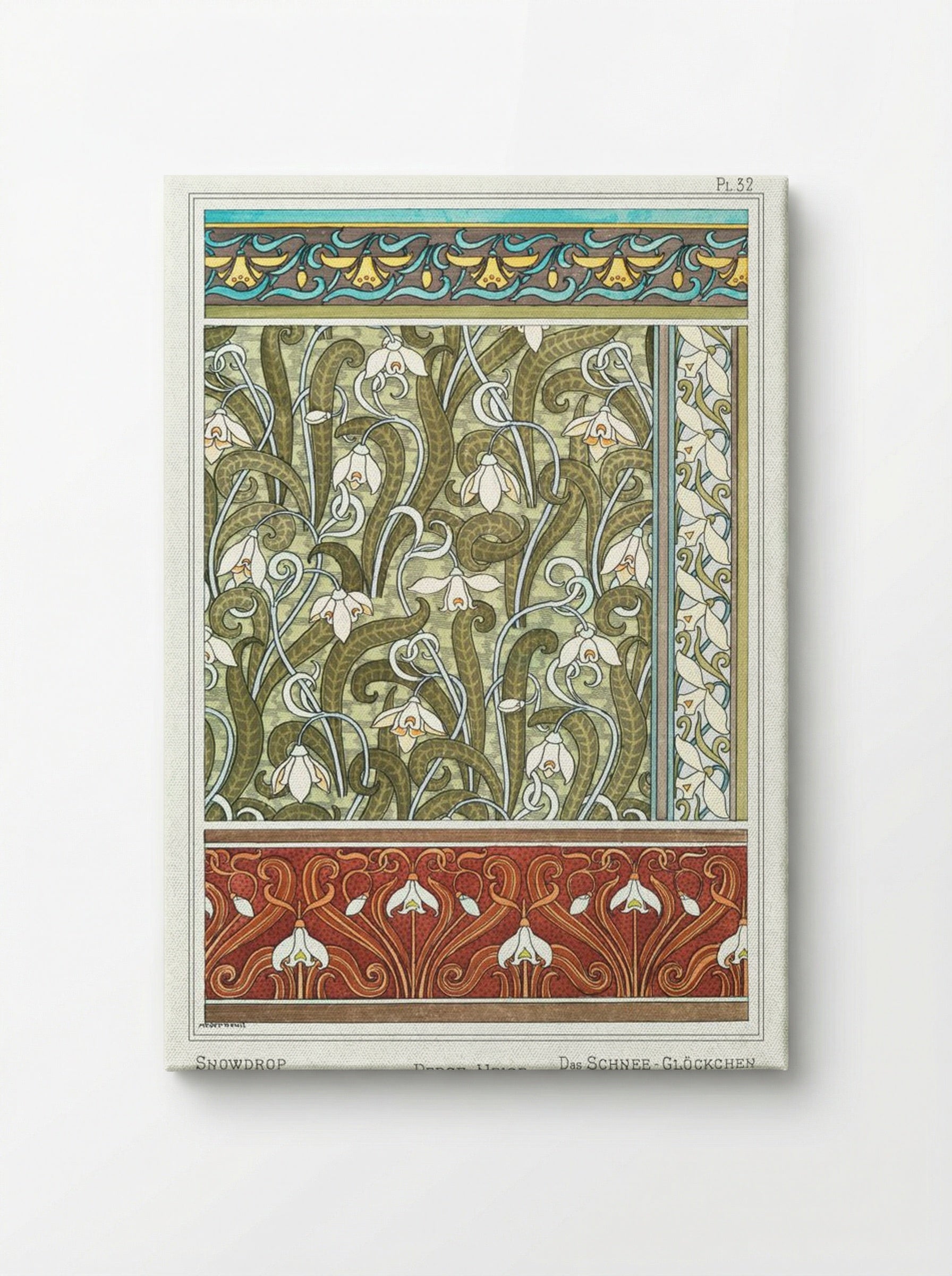 Perce-Neige (Snowdrops) from La Plante et ses Applications ornementales - Maurice Pillard Verneuil - Canvas