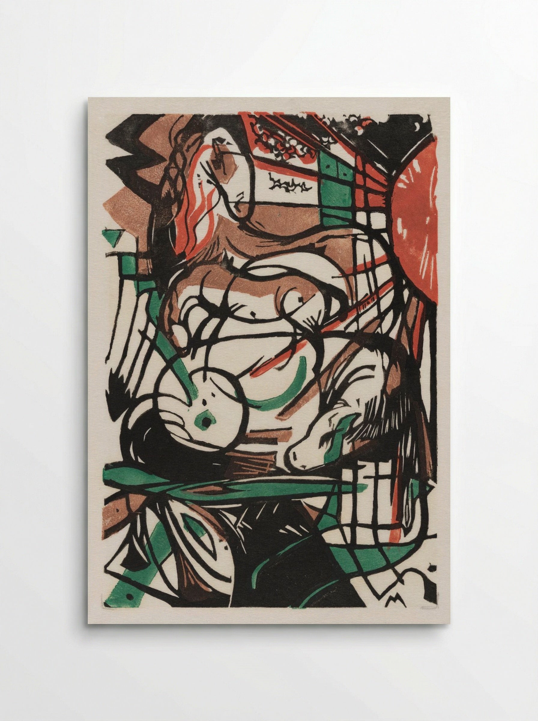 The Birth of Horses - Franz Marc - Poster