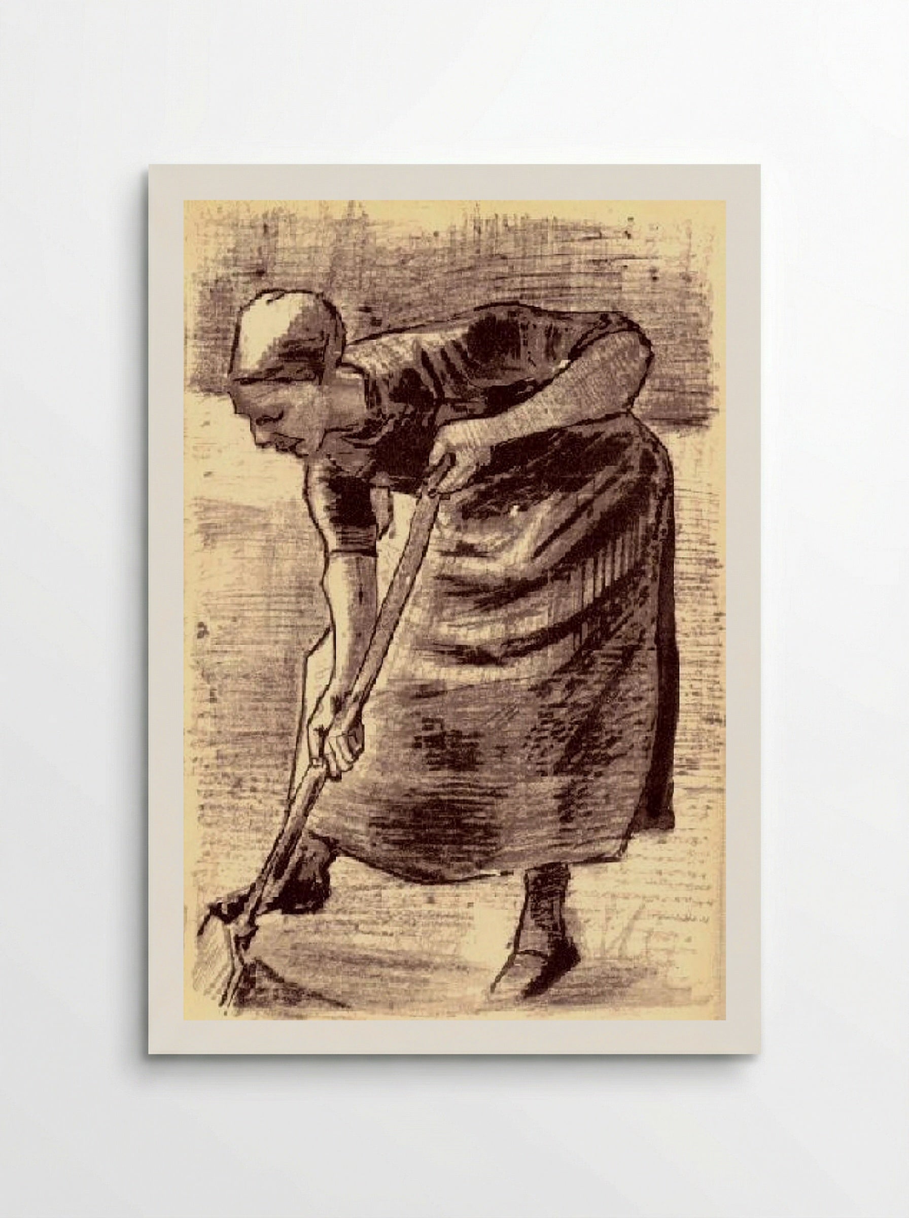Woman Digging - Vincent van Gogh - Poster