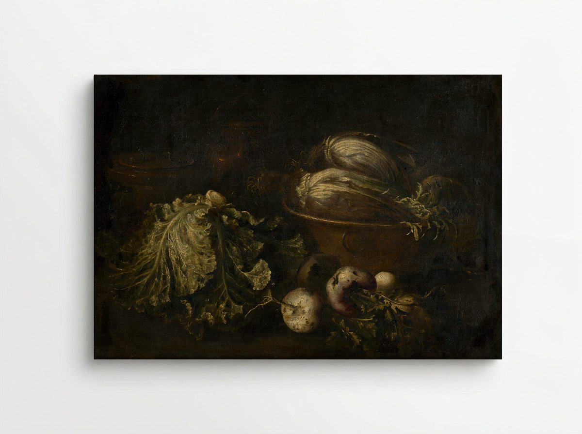 Still Life with Vegetables - Fine Art Print - Canvas