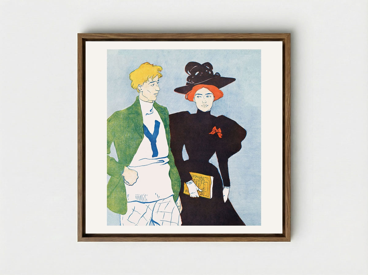 Harper's November - Edward Penfield - Framed Canvas Wood