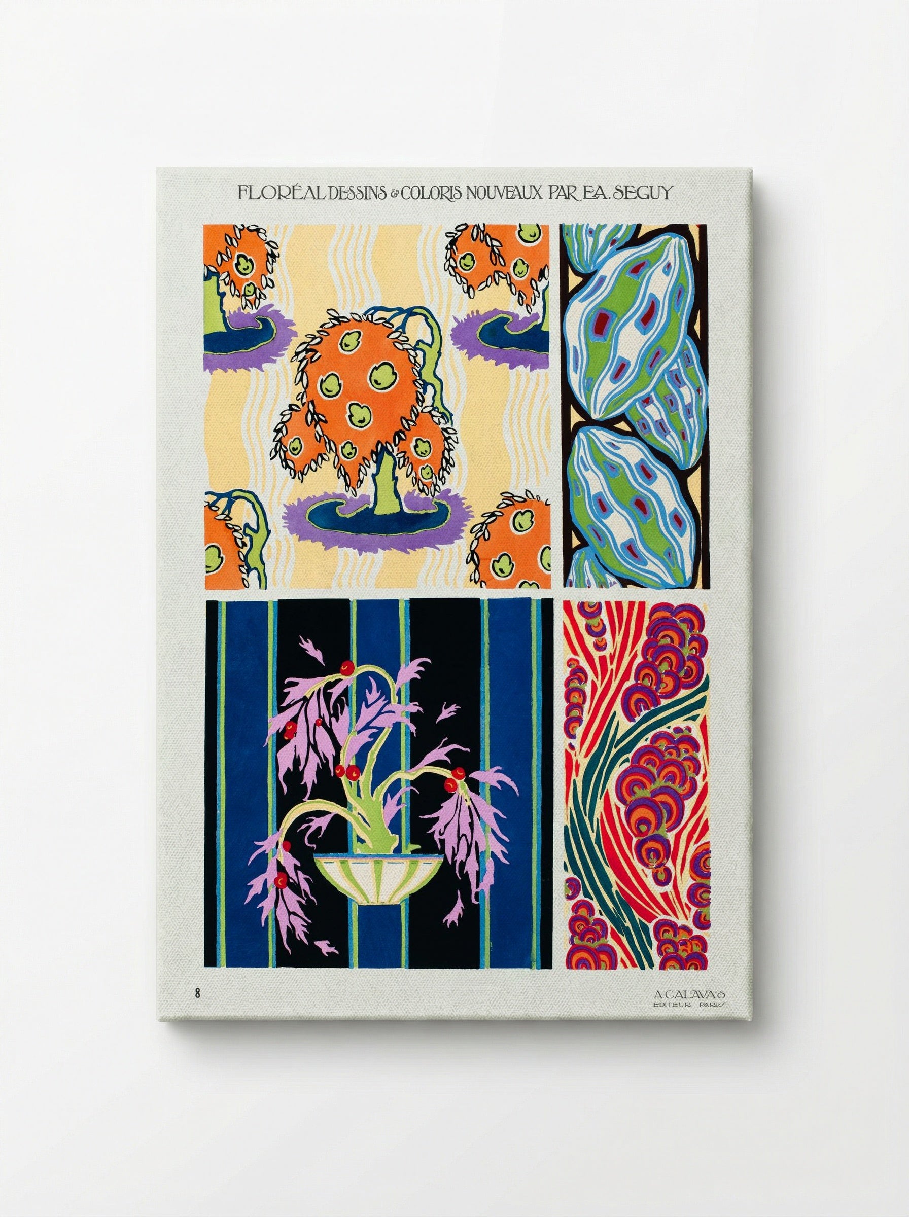 Floréal Dessins & Coloris Nouveaux - Émile-Allain Séguy - Canvas