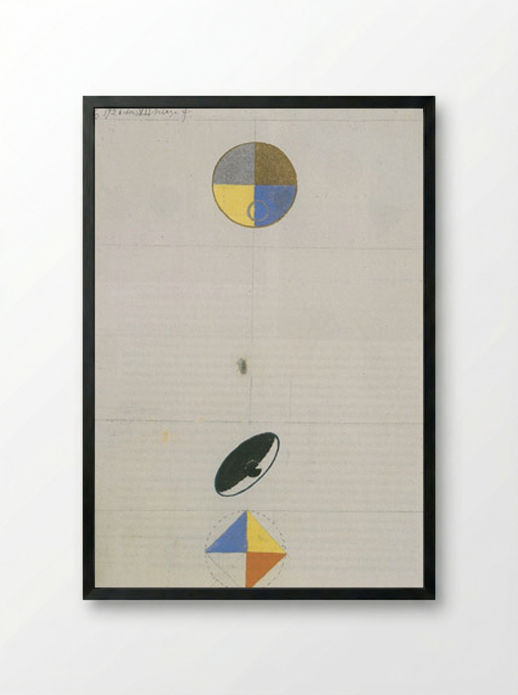 Series No. VII, No. 3f - Hilma af Klint - Framed Print Black