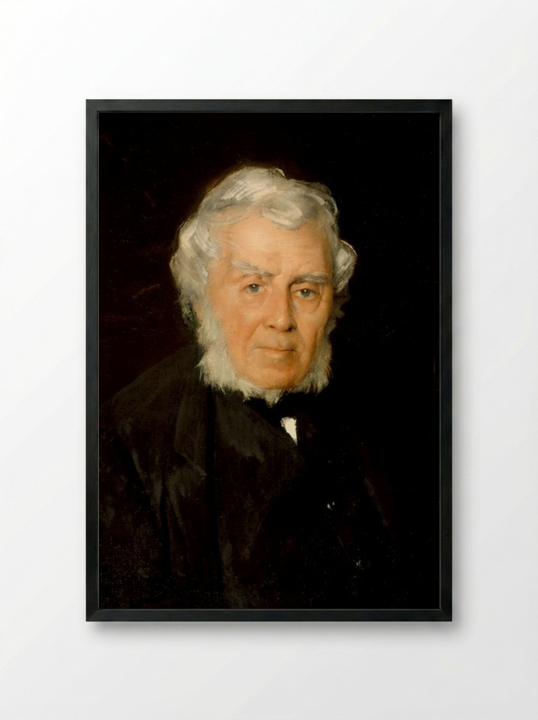 Portrait of Robert Walter Weir - Julian Alden Weir - Framed Print Black