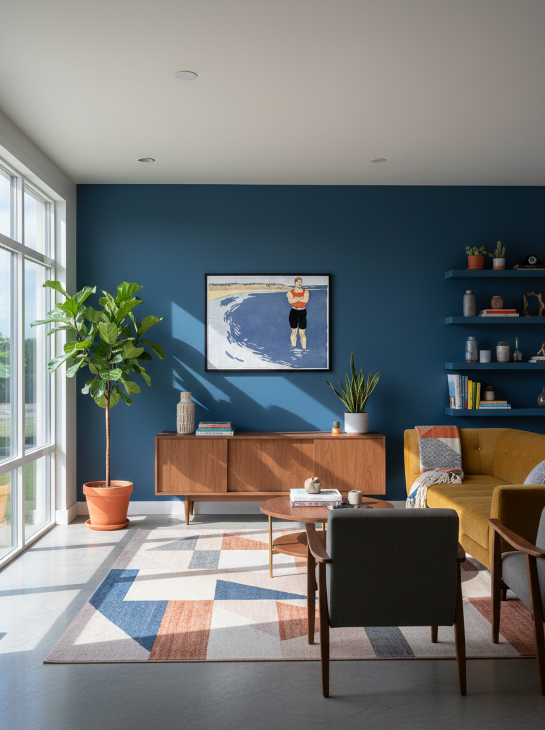 Man Standing in the Sea - Edward Penfield - Lifestyle