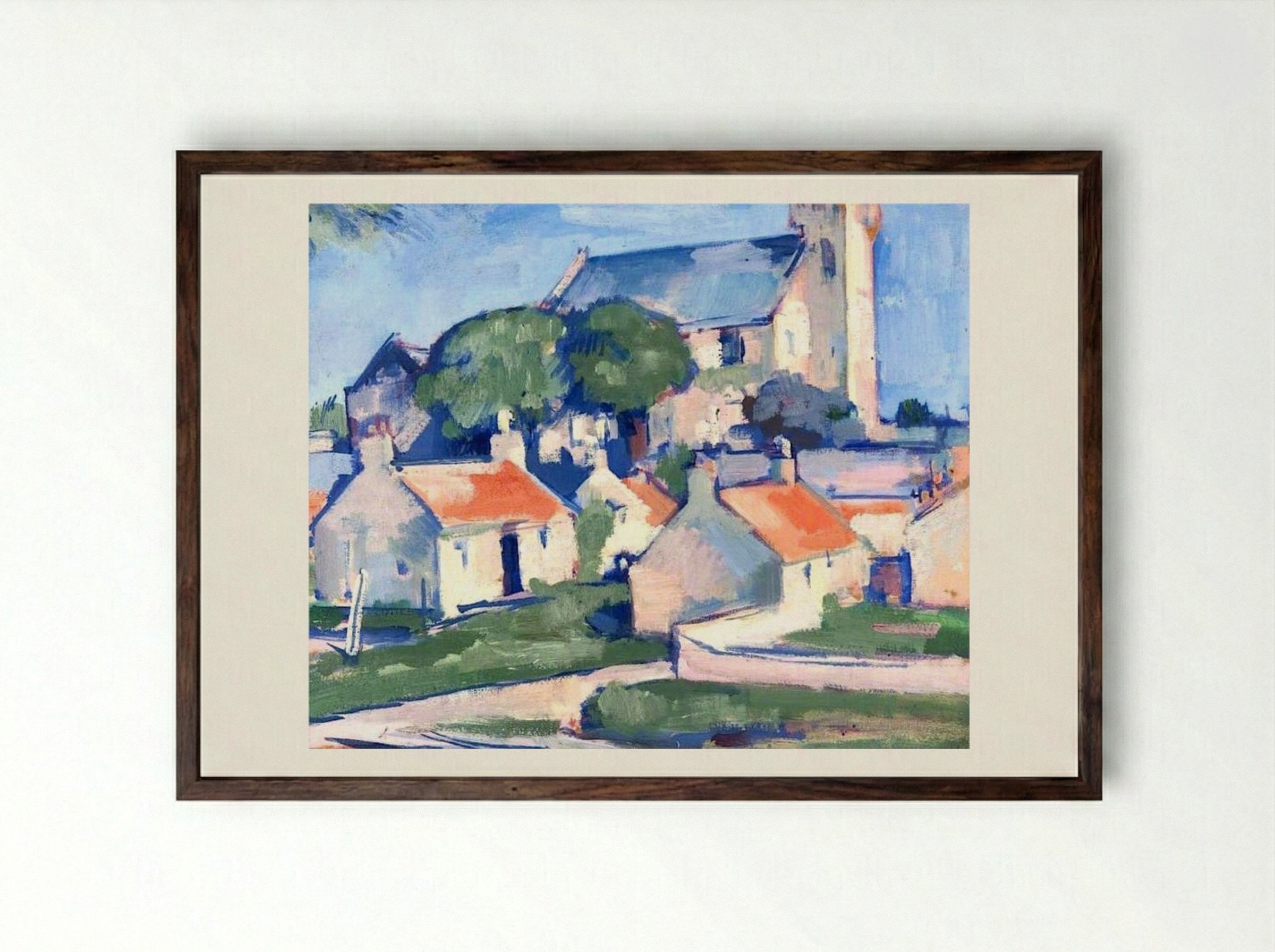 Ceres - Samuel Peploe - Framed Print Dark Wood