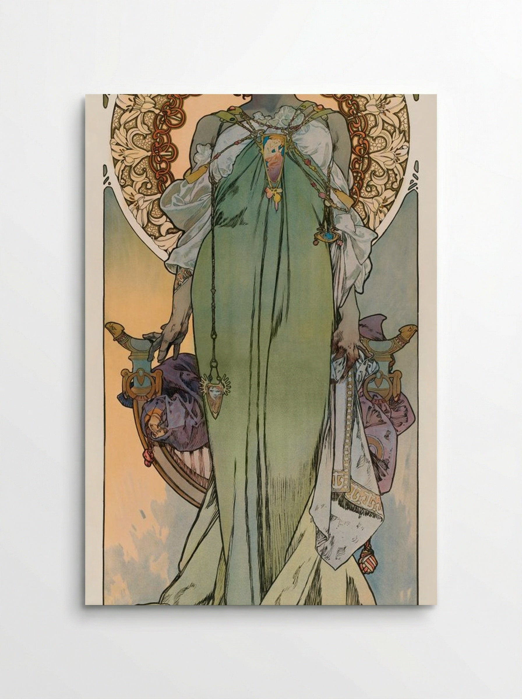 Leslie Carter - Alphonse Mucha - Poster