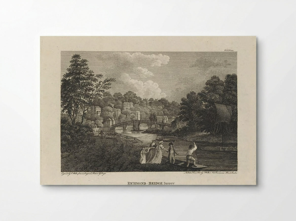 Richmond Bridge, Surrey - John Walker - Poster
