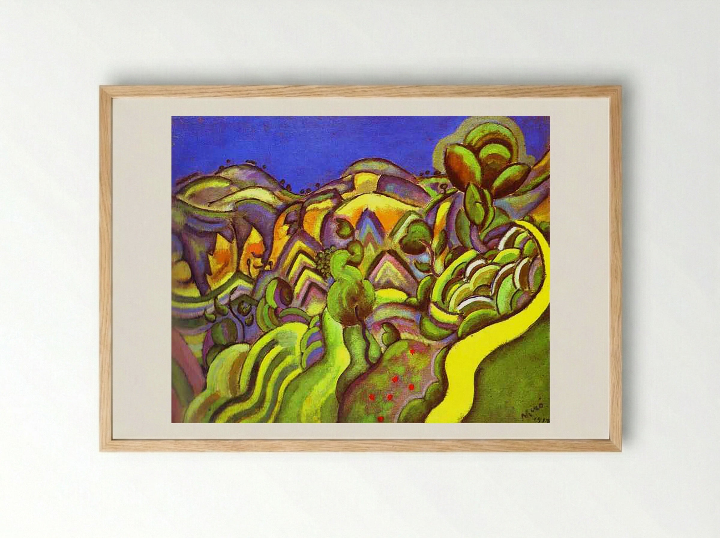Ciurana, the Path - Rafael Benet Vancells - Framed Print Wood