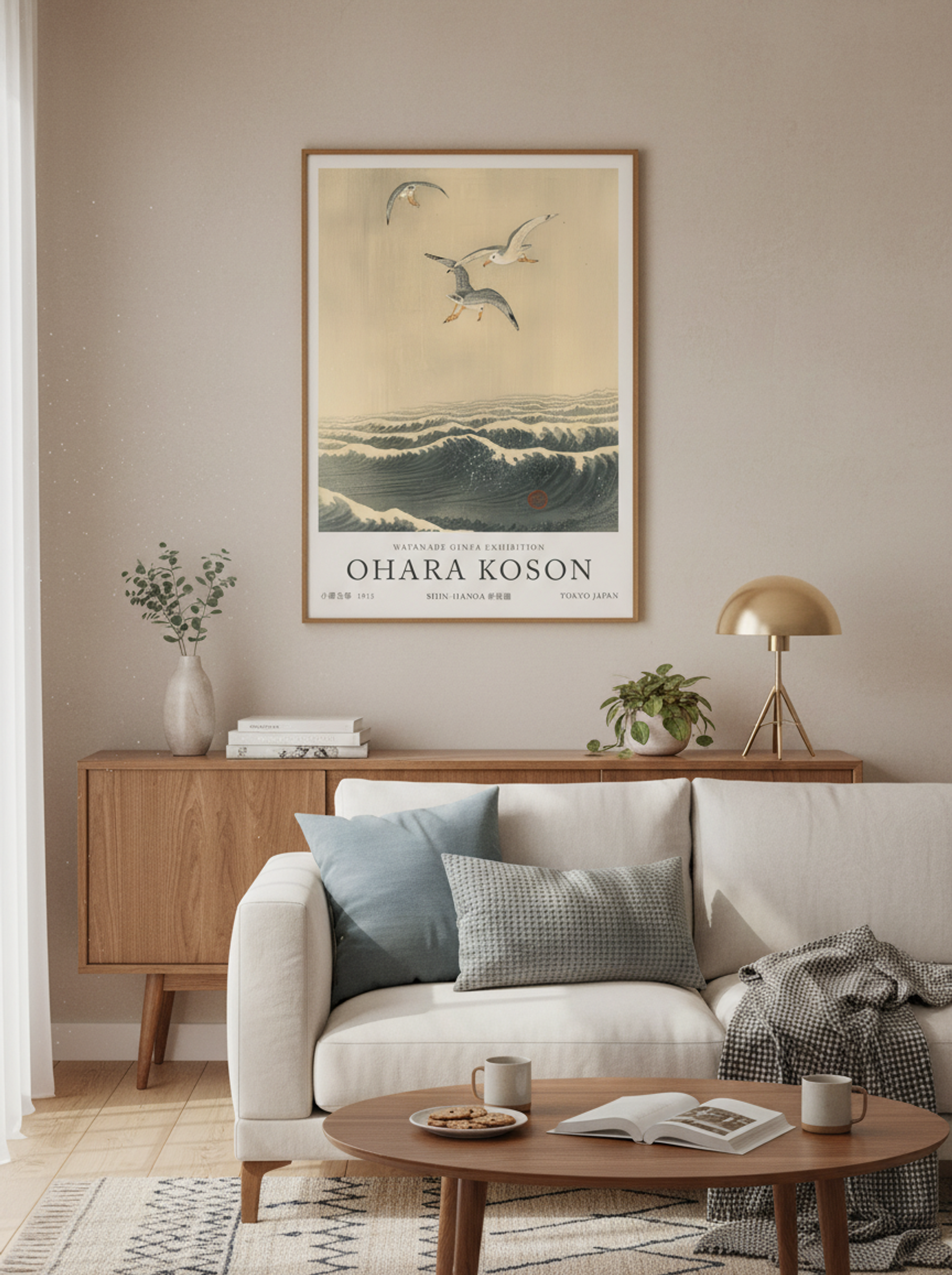 Seagulls Over The Waves - Ohara Koson - Lifestyle