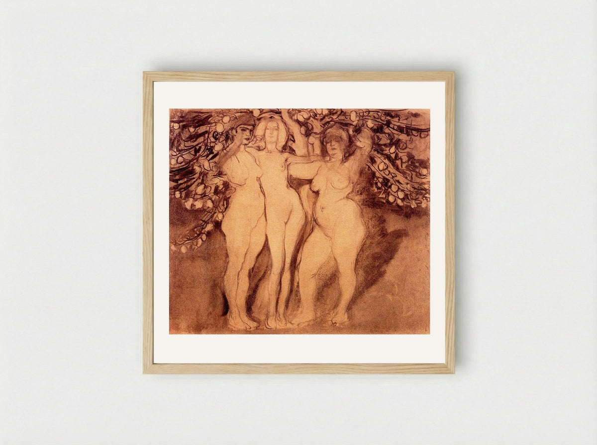 Study for "Autumn Sun" - Frantisek Kupka - Framed Print Wood