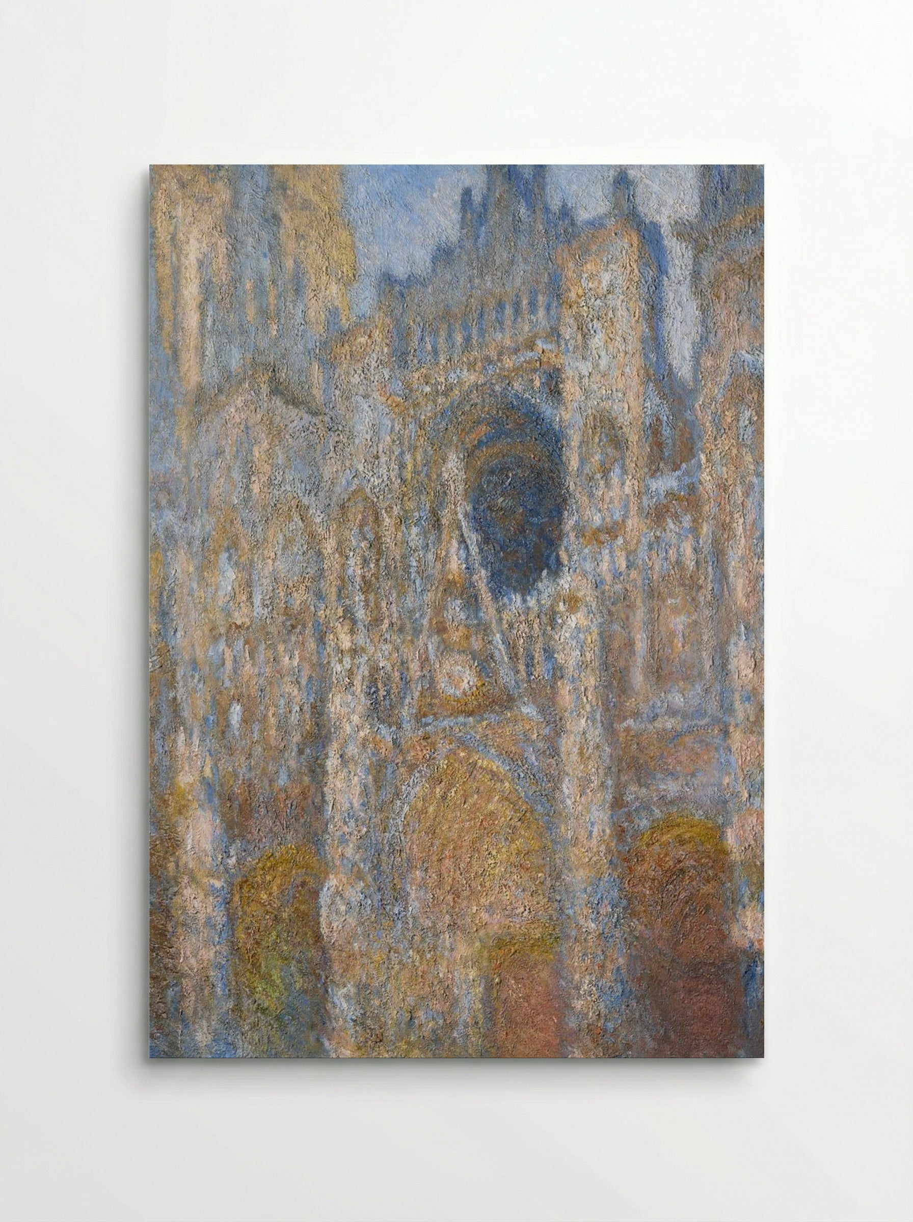 Rouen Cathedral, the Facade in Sunlight - Claude Monet - Poster