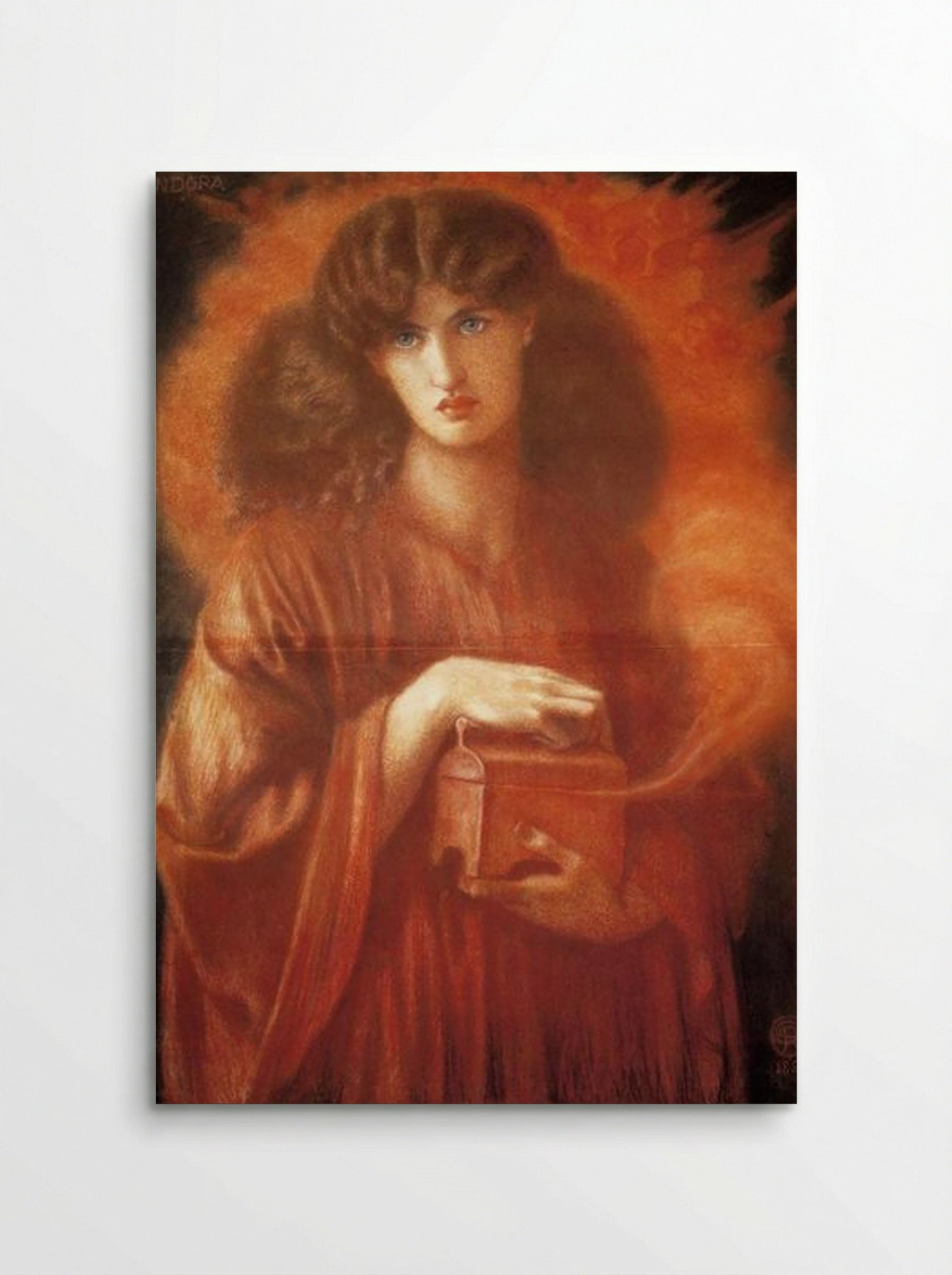 Pandora - Dante Gabriel Rossetti - Poster