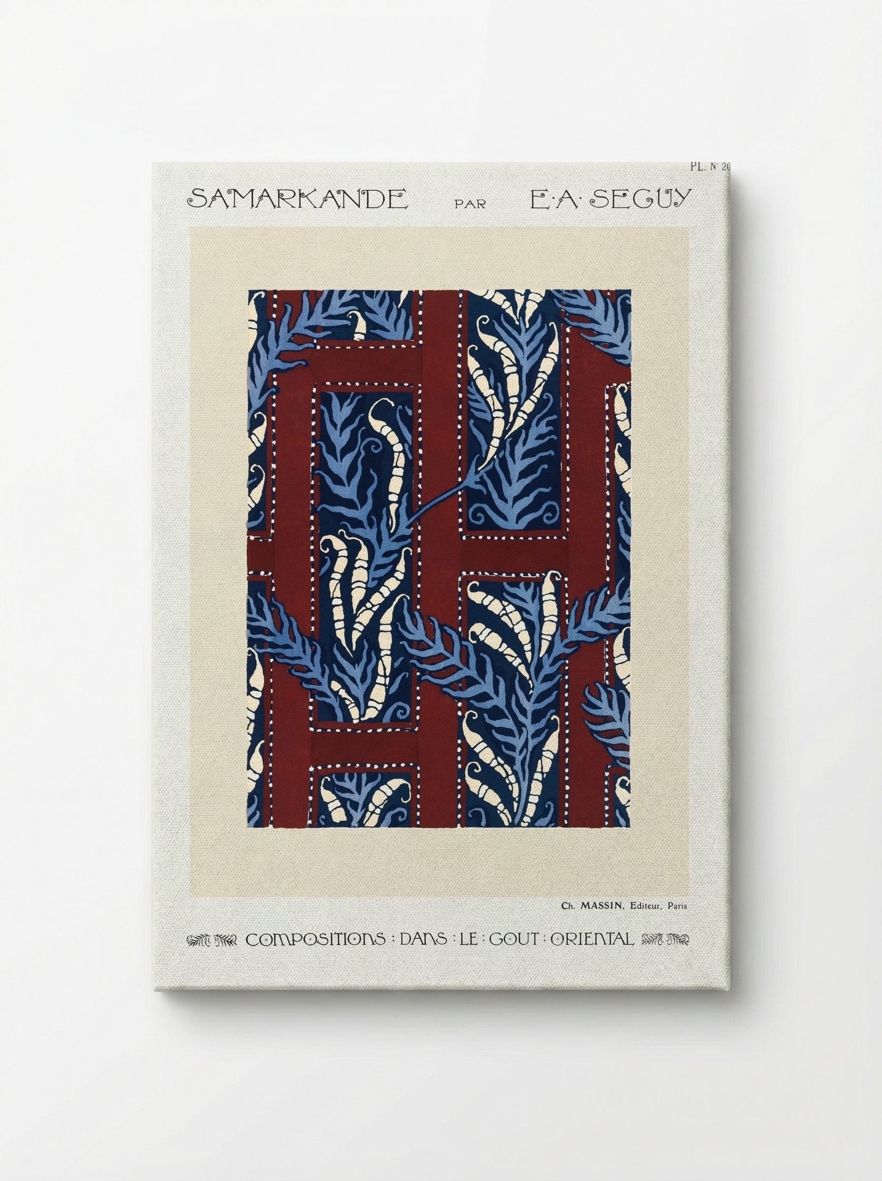 Samarkande, Plate No. 20 - Émile-Allain Séguy - Canvas