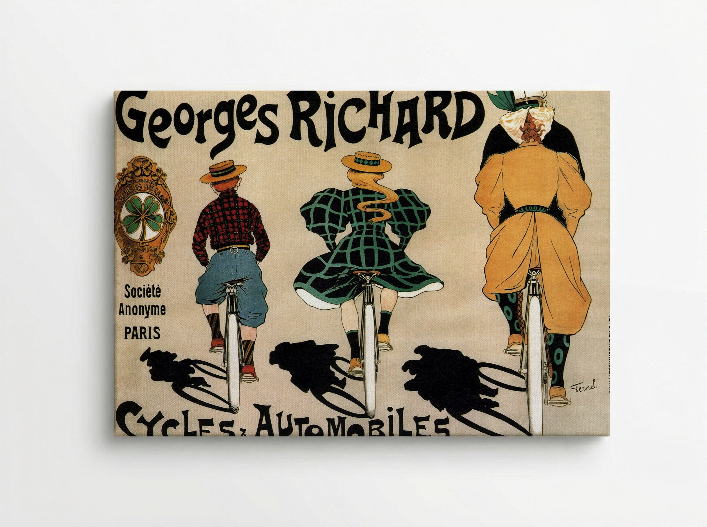 Poster for Georges Richard - Fernand Fernel - Canvas