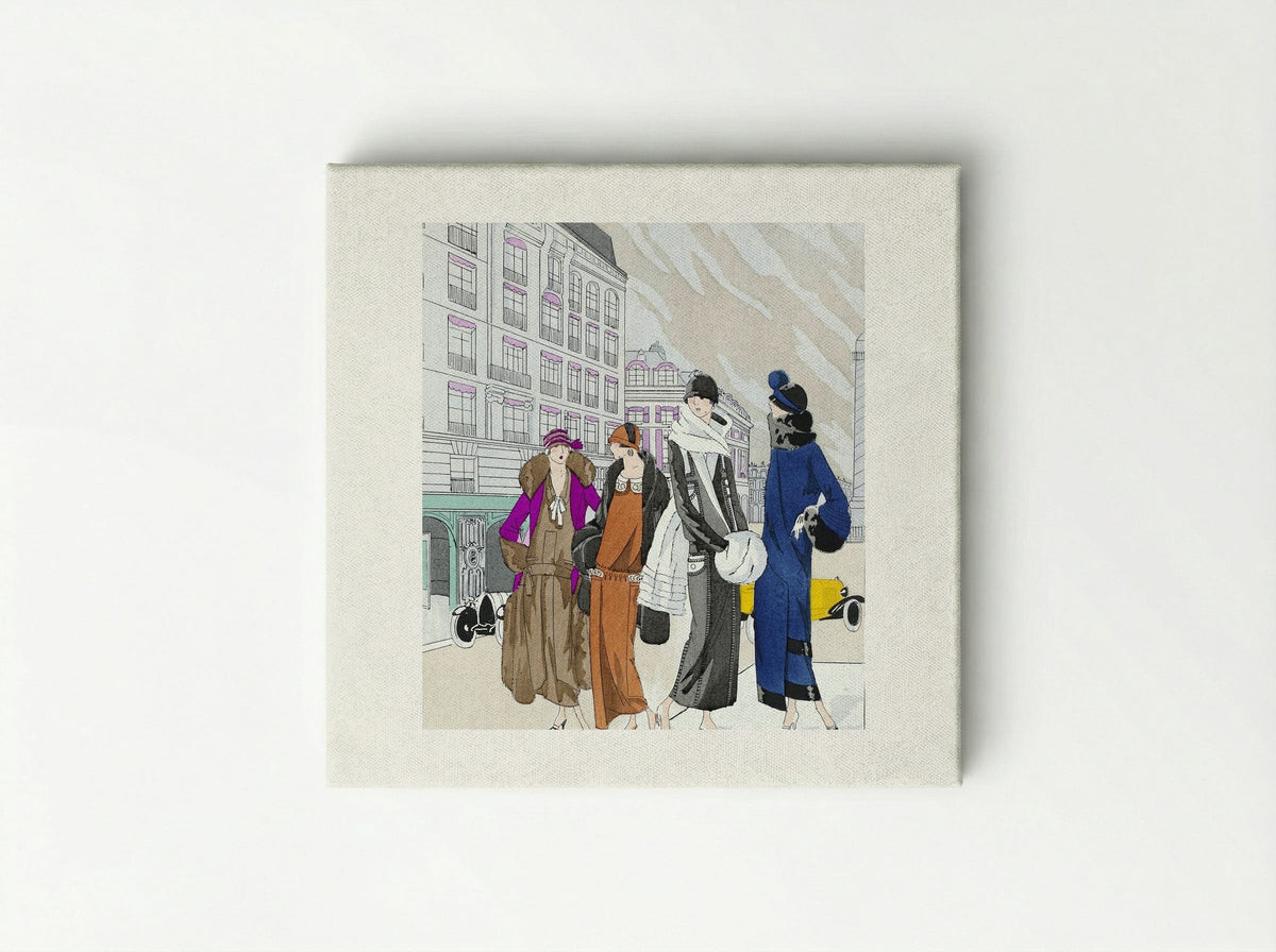 Four Ladies in Creations - Georges Prémet - Canvas