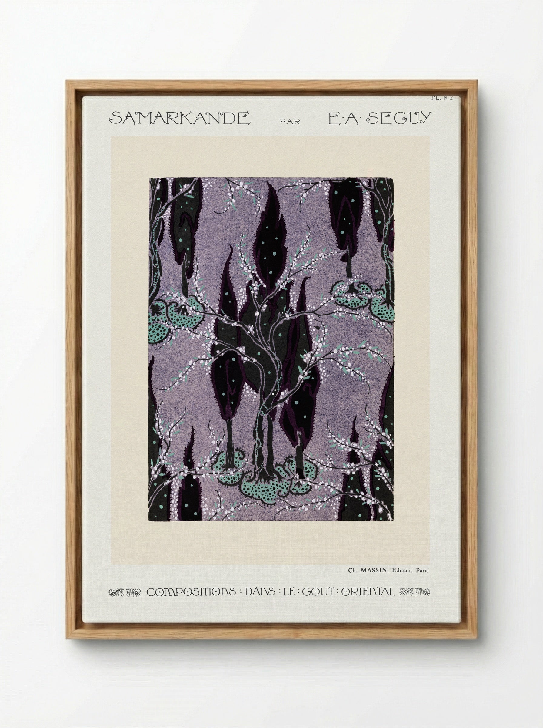 Samarkande, Plate No. 2 - Émile-Allain Séguy - Framed Canvas Wood