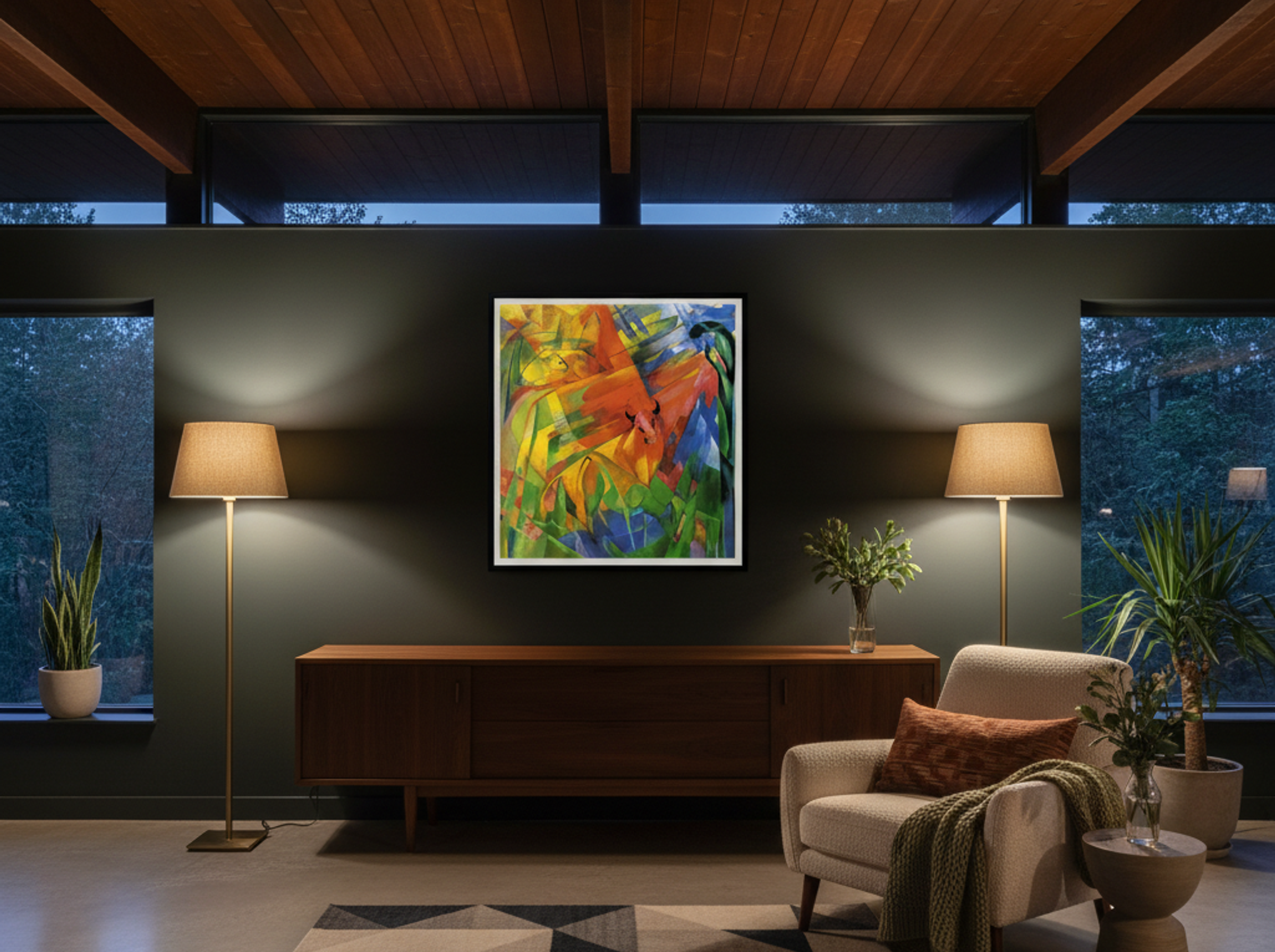 Animals in a Landscape - Franz Marc - Lifestyle