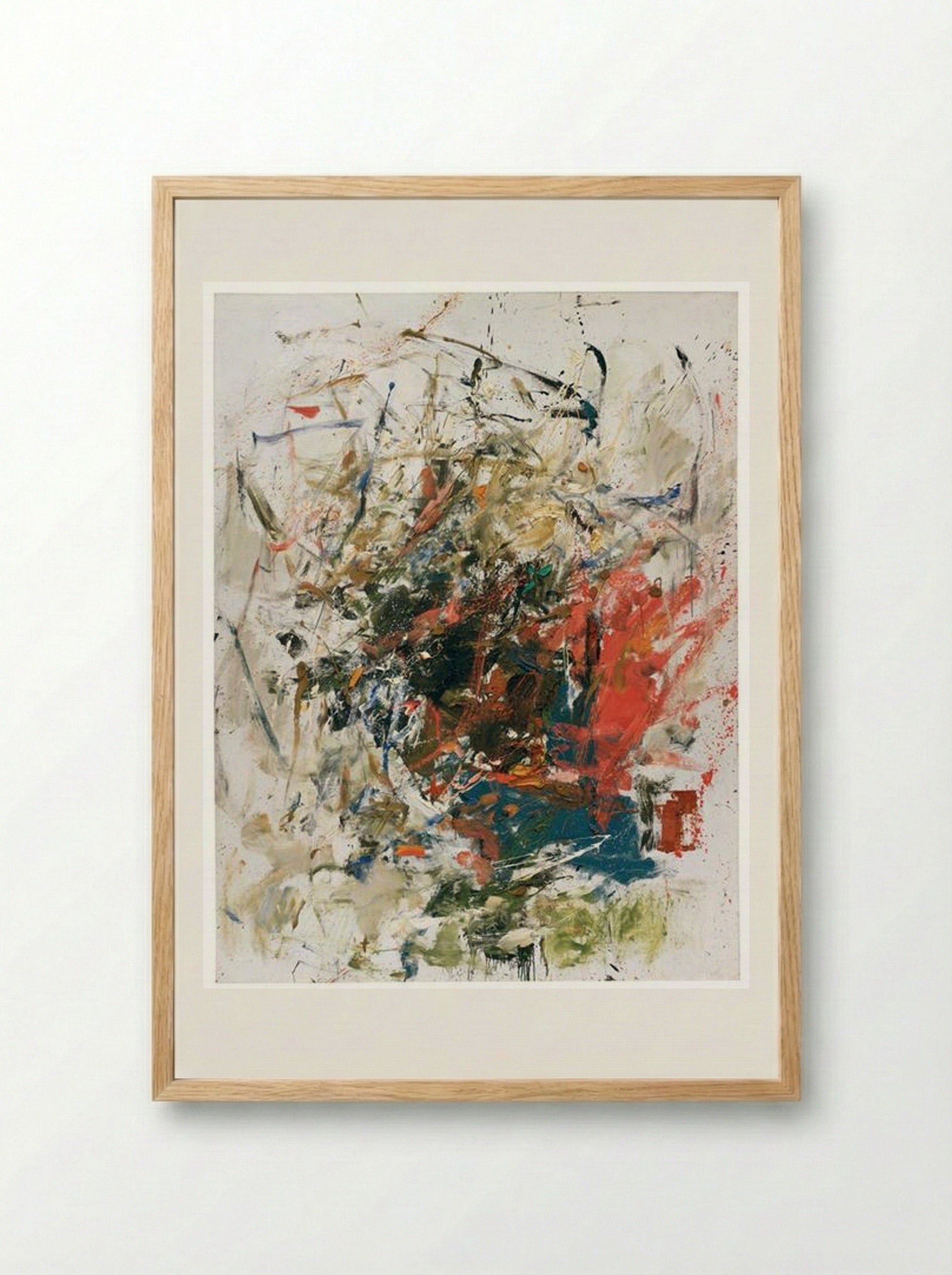 La Chatière - Joan Mitchell - Framed Print Wood