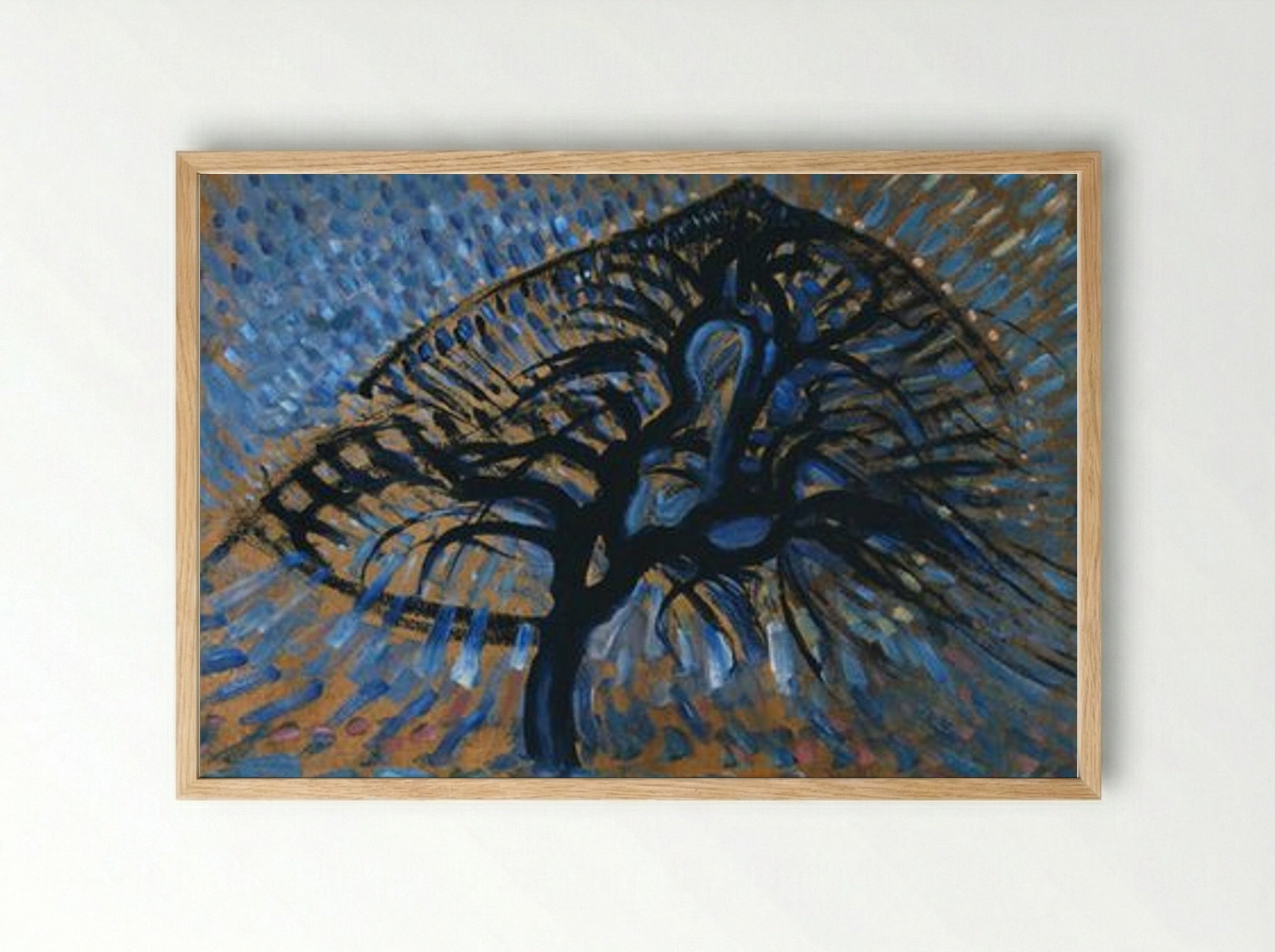 Apple Tree - Piet Mondrian - Framed Print Wood