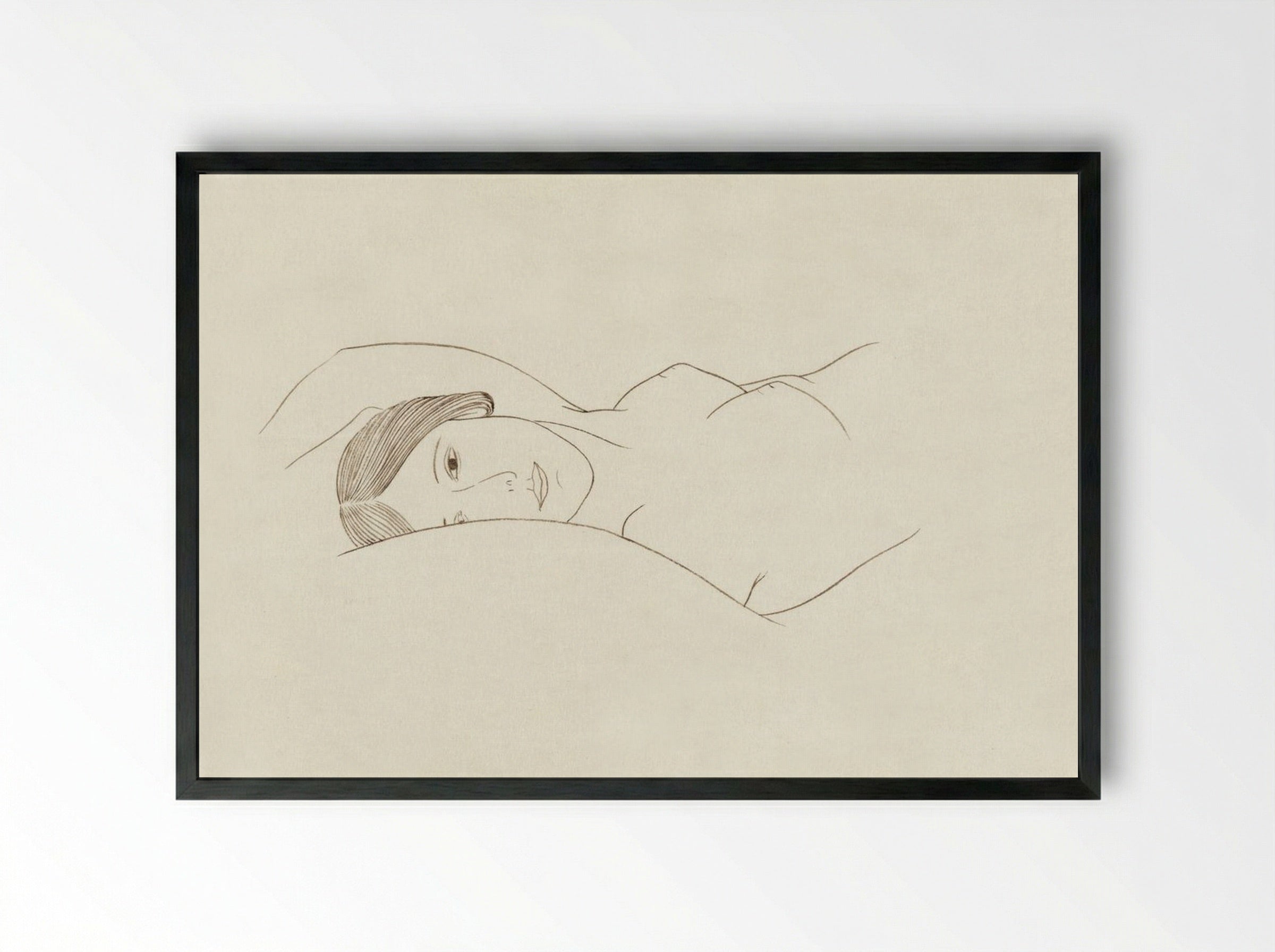 Nude Woman - Ananda Kentish Coomaraswamy - Framed Print Black