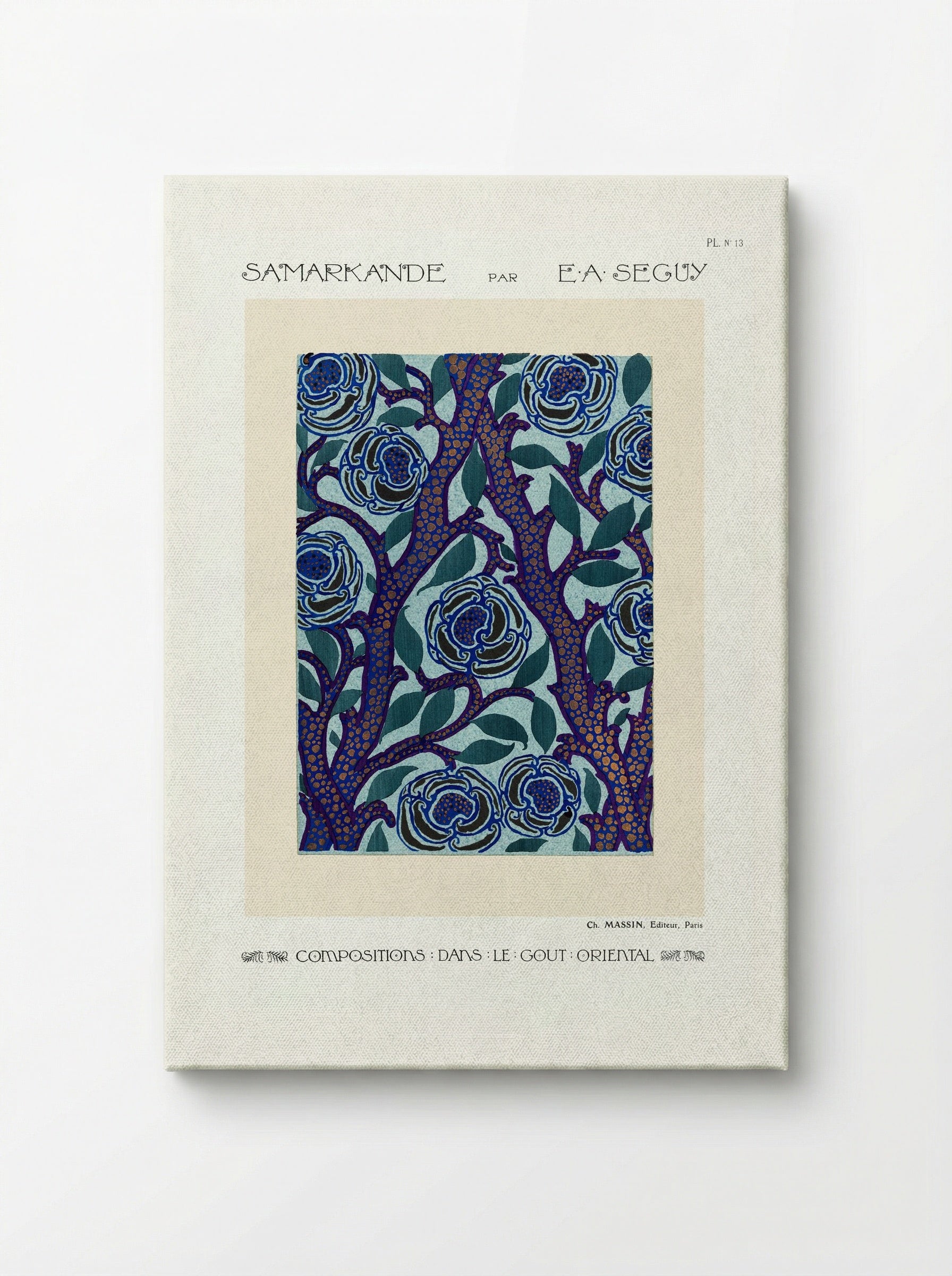 Samarkande, Plate 13 - Émile-Allain Séguy - Canvas