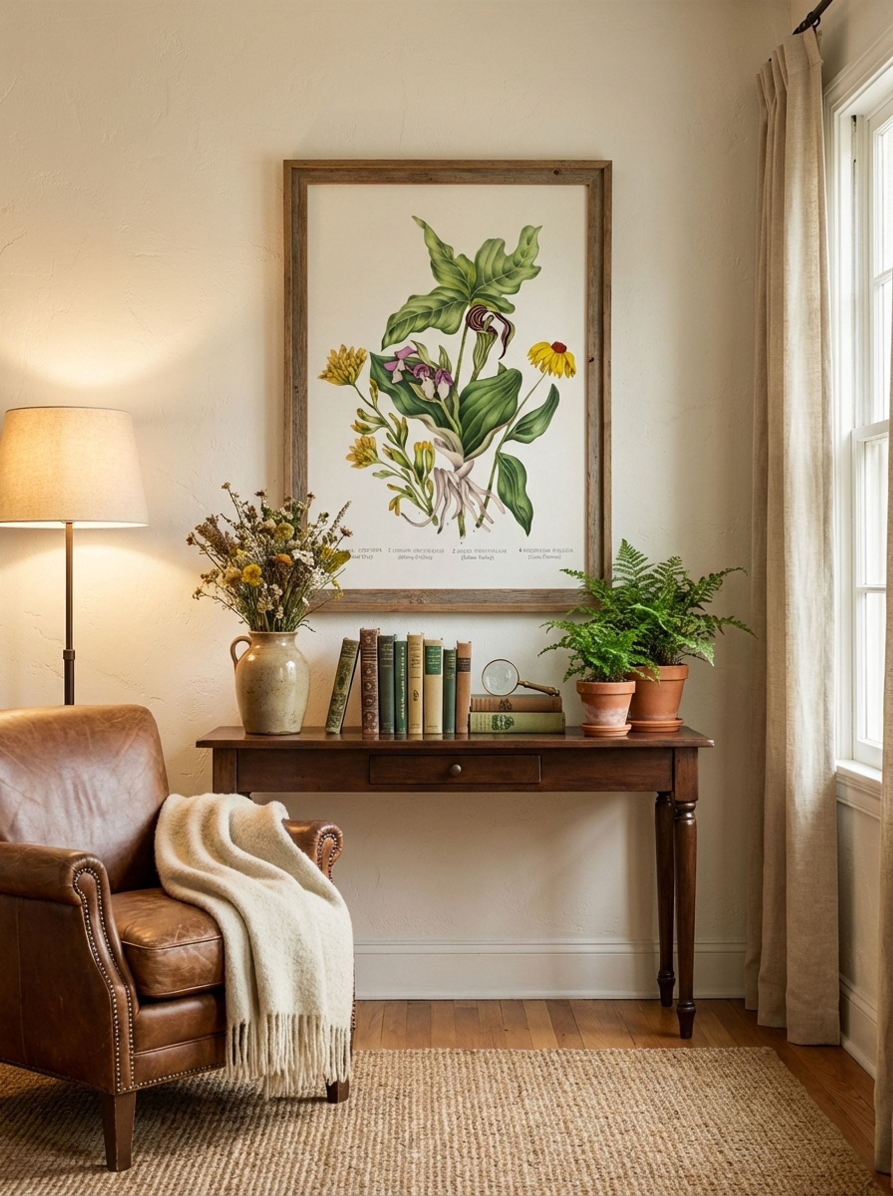 Castilleia Coccinea (1869) - Unknown Artist - Lifestyle