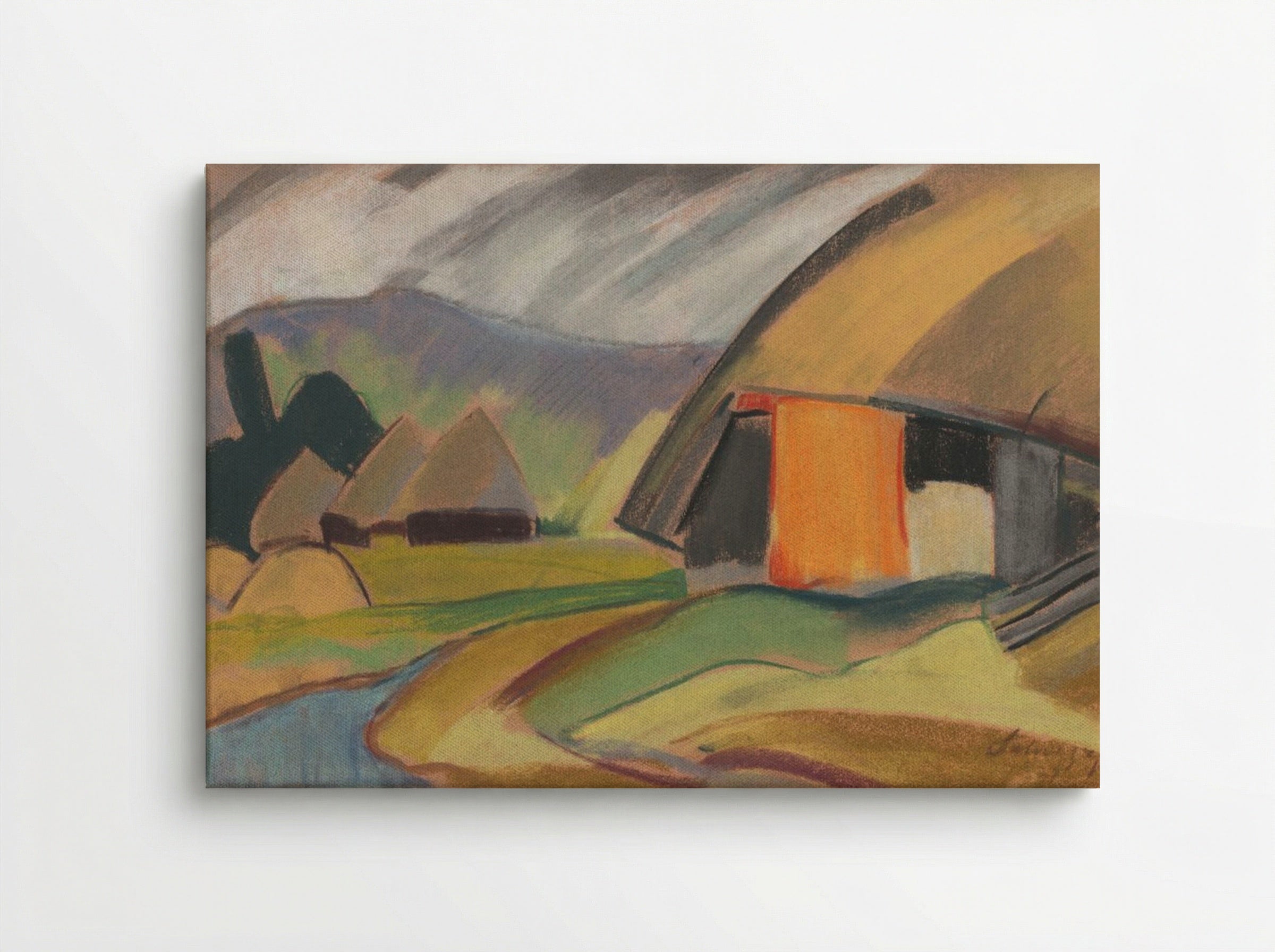 By the Village - Zolo Palugyay - Canvas