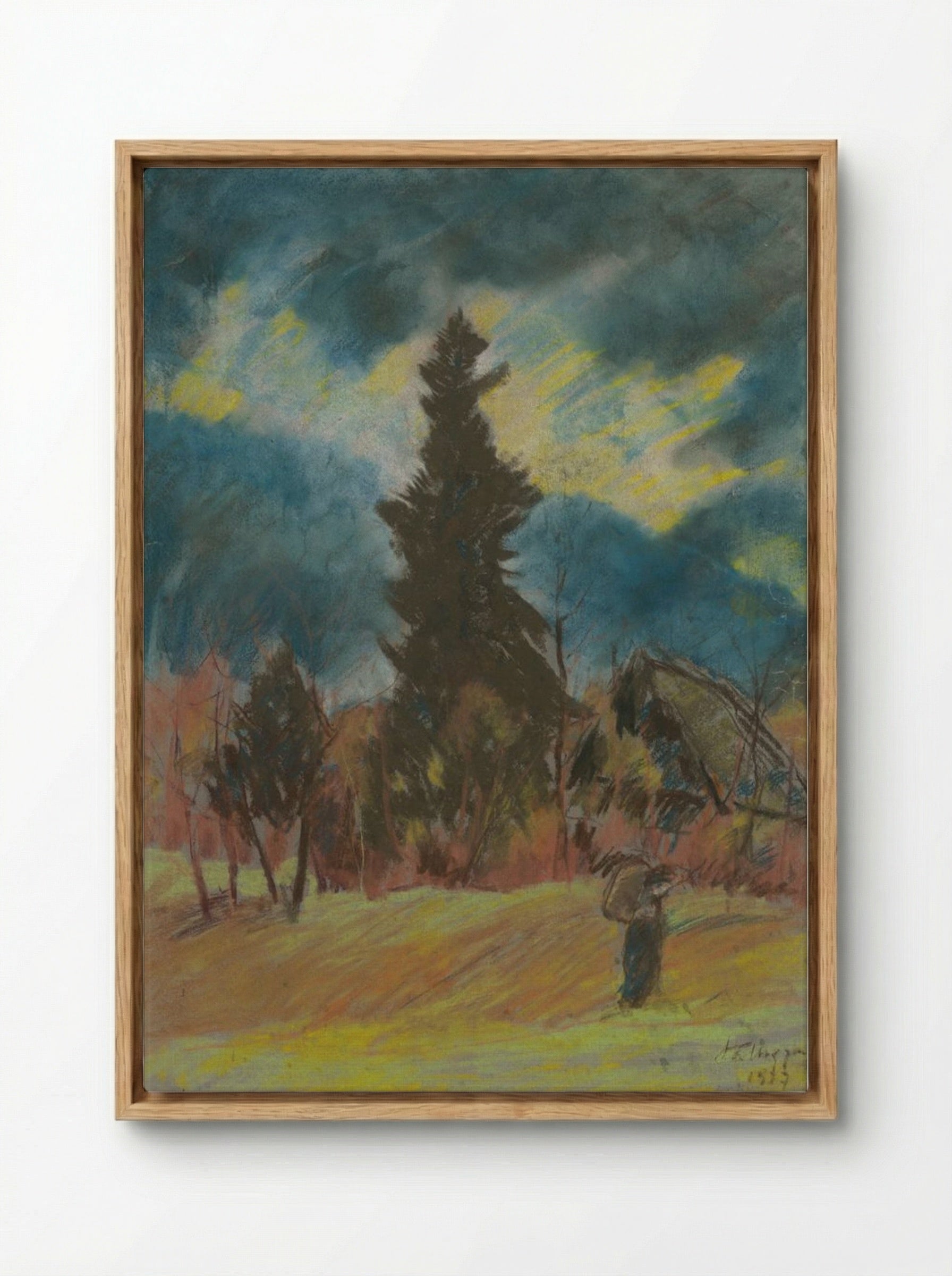 Before the Storm - Zolo Palugyay - Framed Canvas Wood