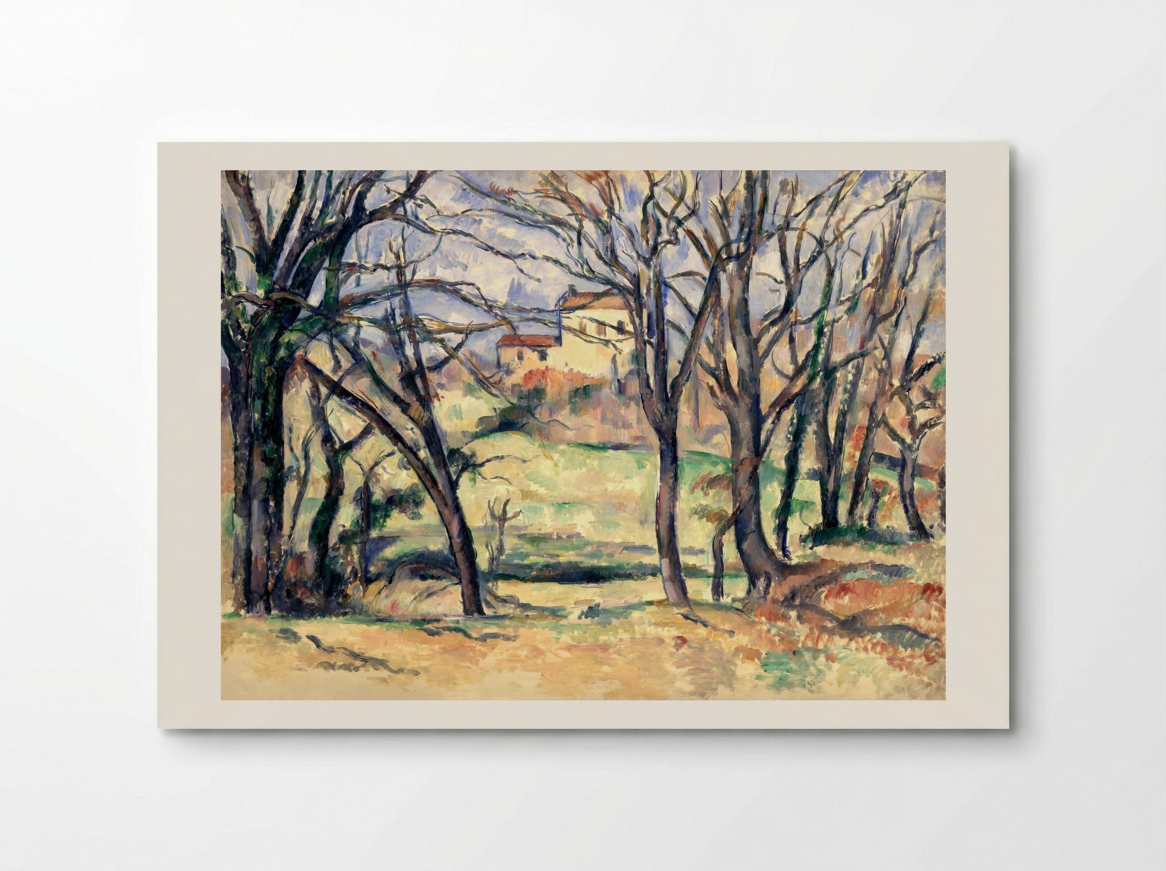 Trees and Houses Near the Jas de Bouffan - Paul Cézanne - Poster