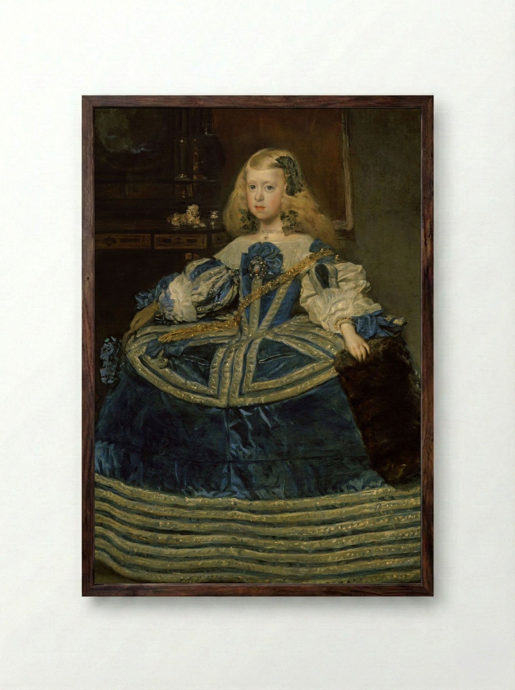 infanta margarita in a blue dress Infanta Margarita Teresa in a Blue Dress - 5D Diamond Painting
