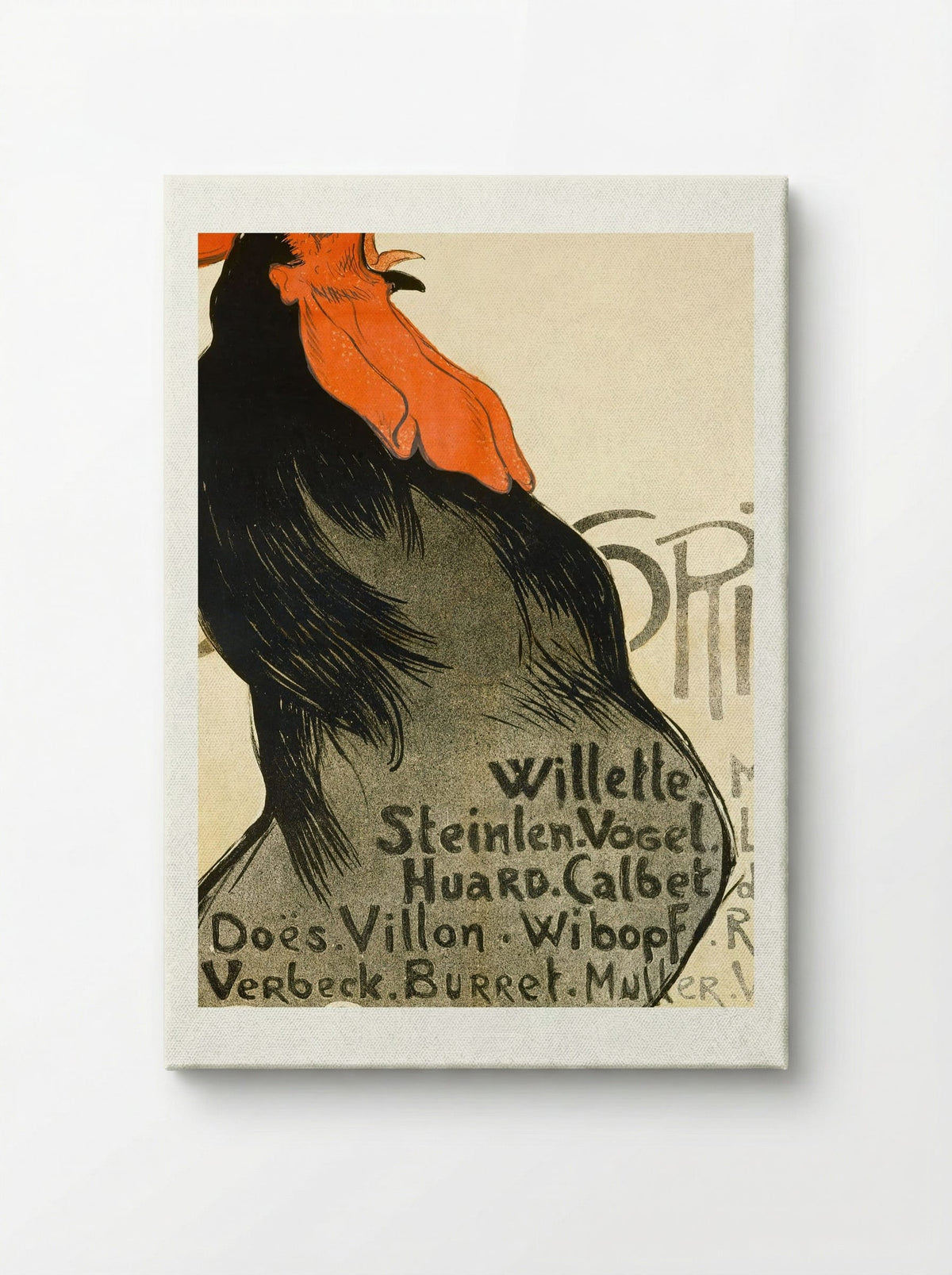 Cocorico - Théophile-Alexandre Steinlen - Canvas