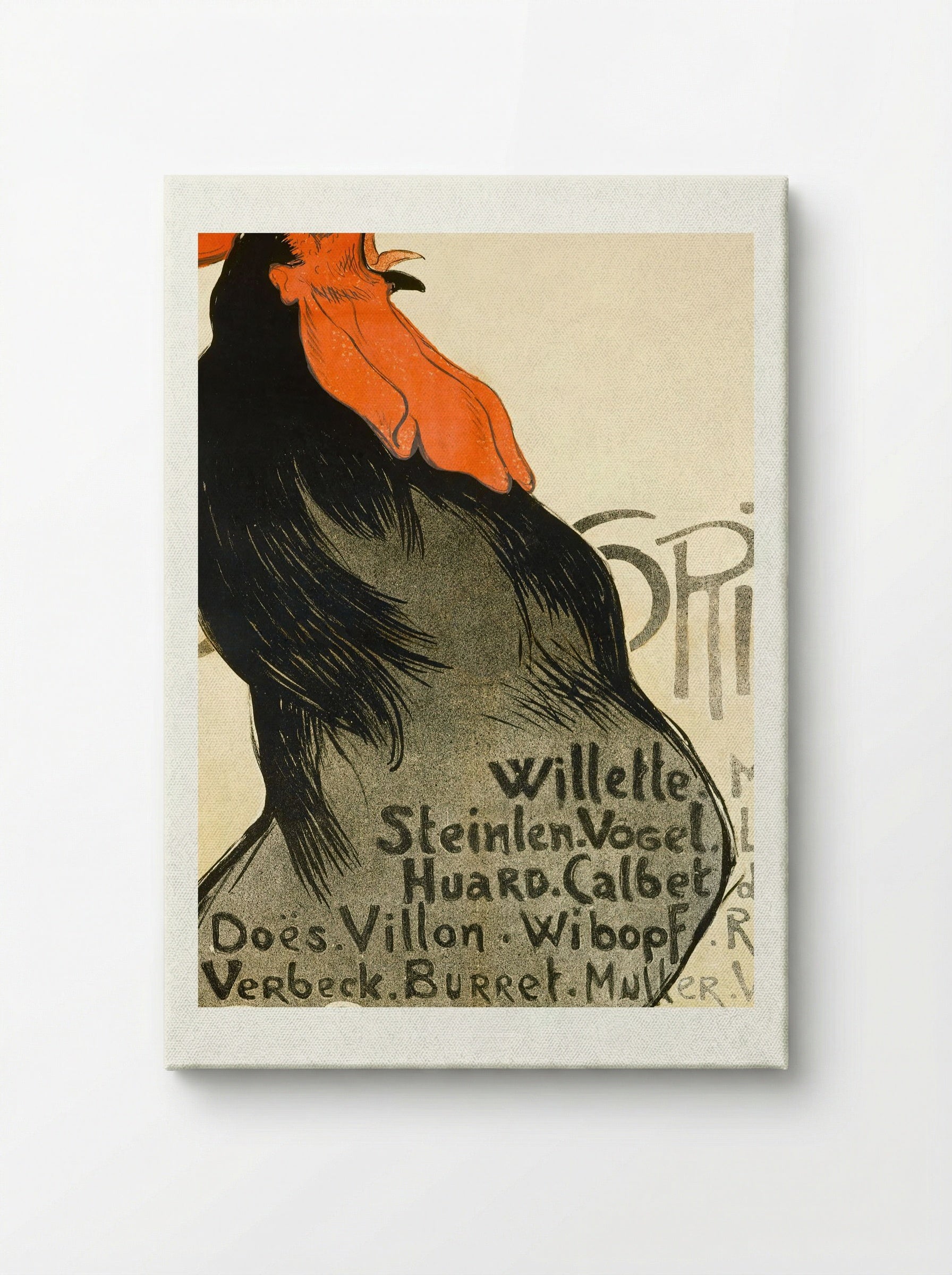 Cocorico - Théophile-Alexandre Steinlen - Canvas