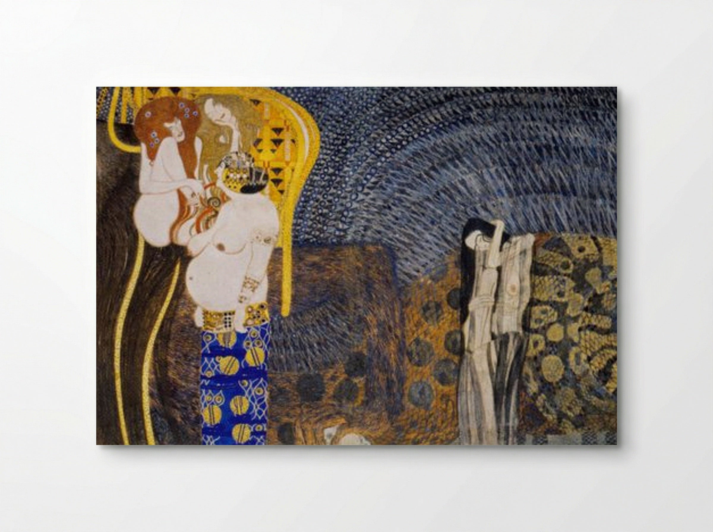 The Hostile Powers - Gustav Klimt - Poster