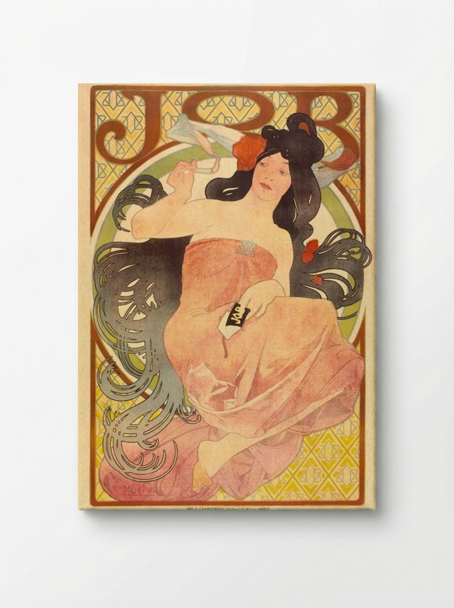 Job Cigarette Advertisement - Alphonse Mucha - Canvas
